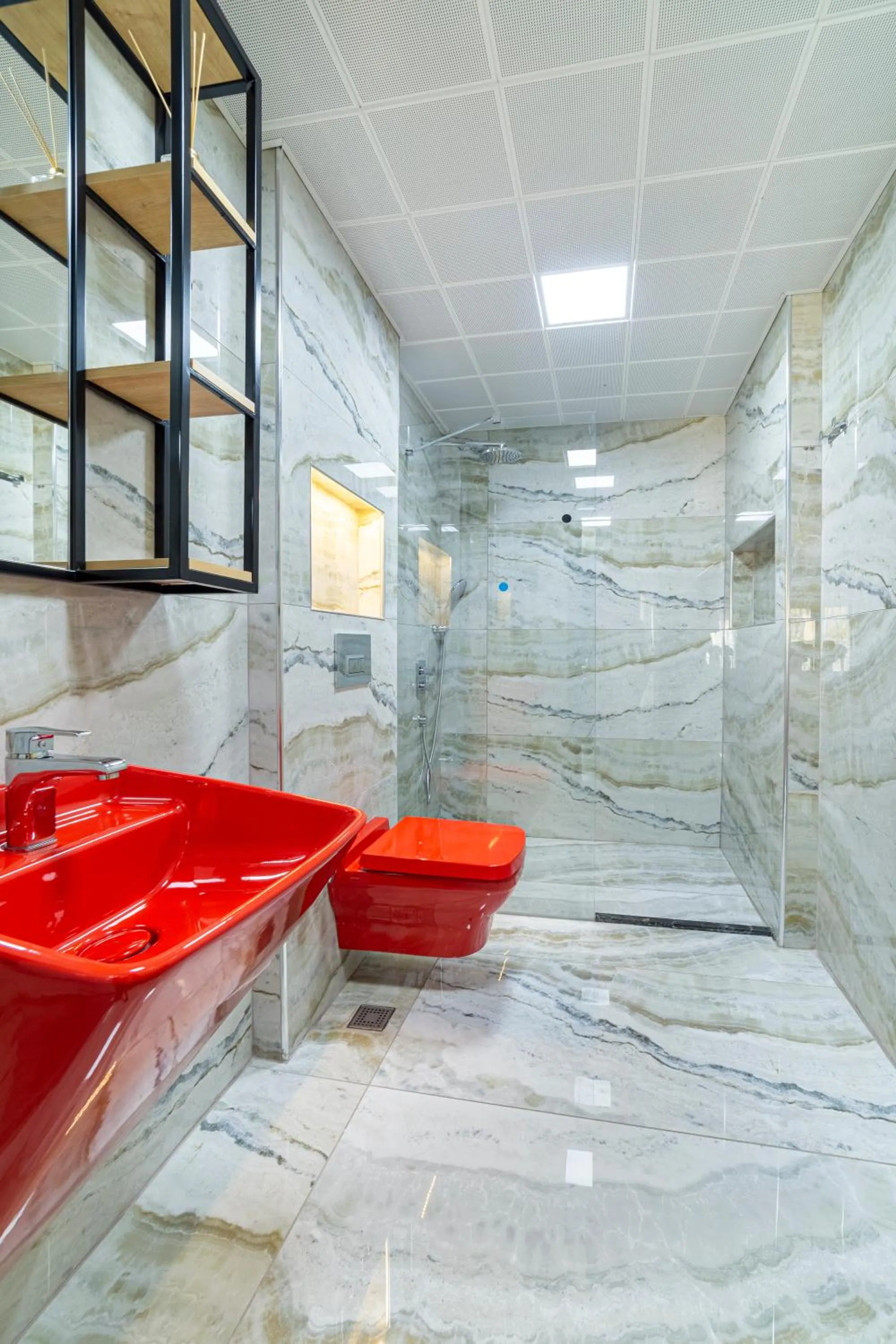 Shower in Aria Riva Apart Hotel