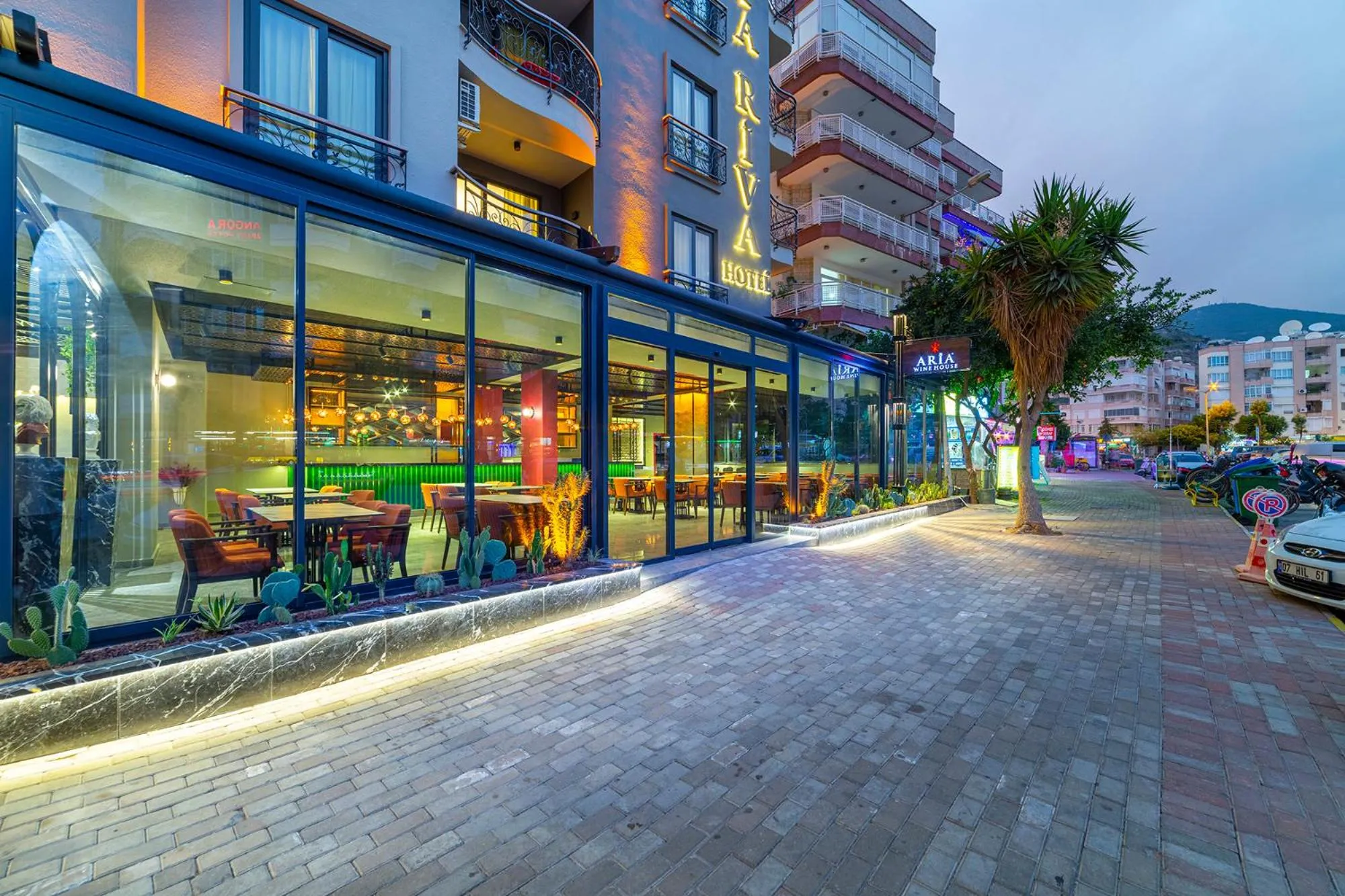 Property building in Aria Riva Apart Hotel