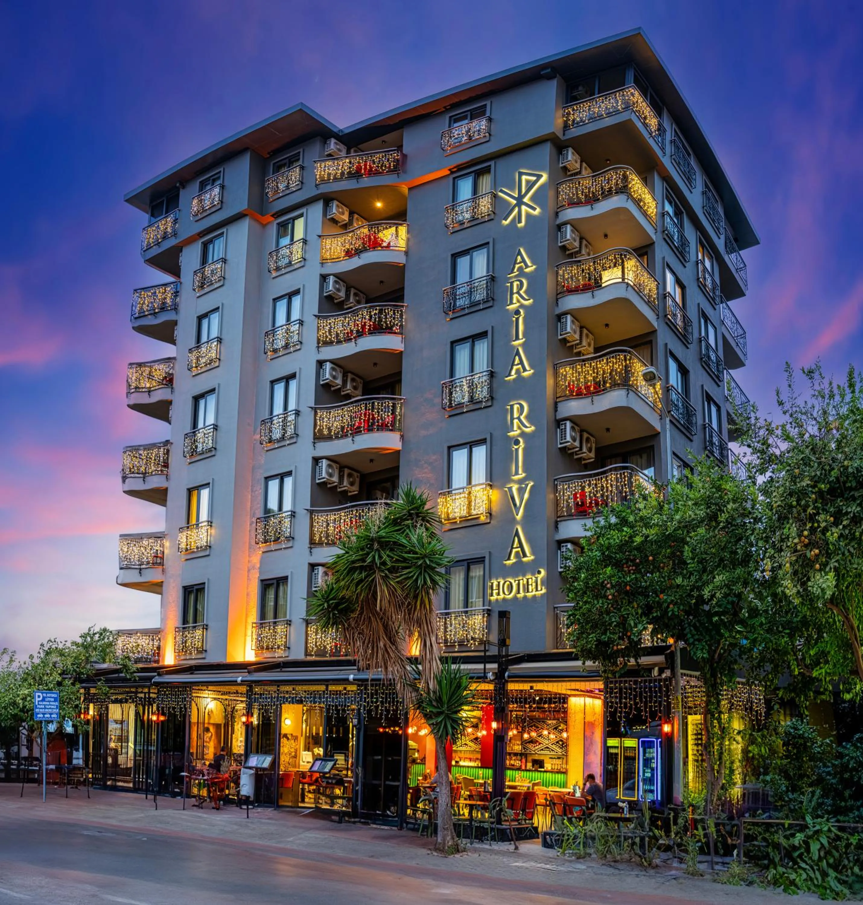 Property building in Aria Riva Apart Hotel