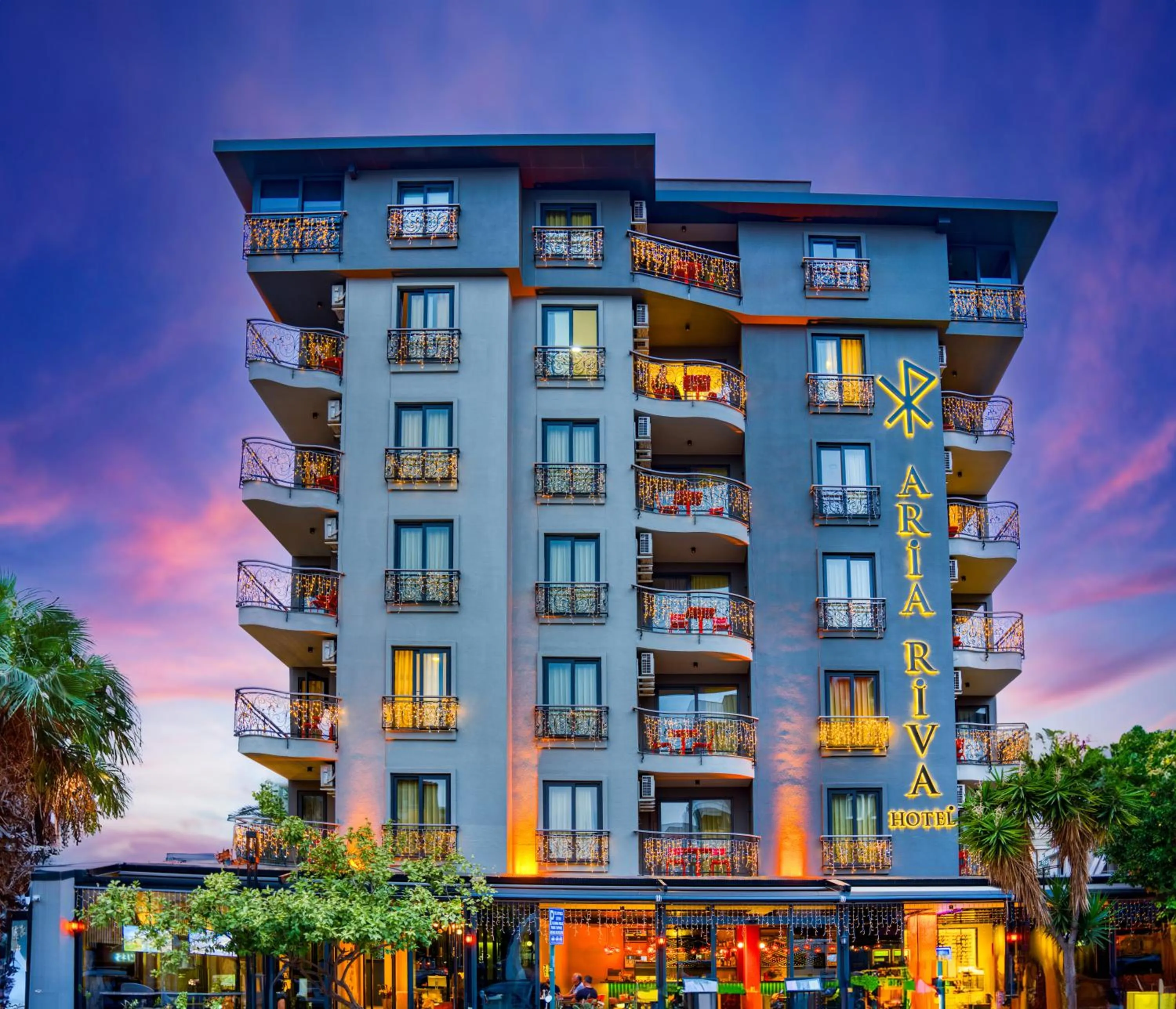 Property building in Aria Riva Apart Hotel