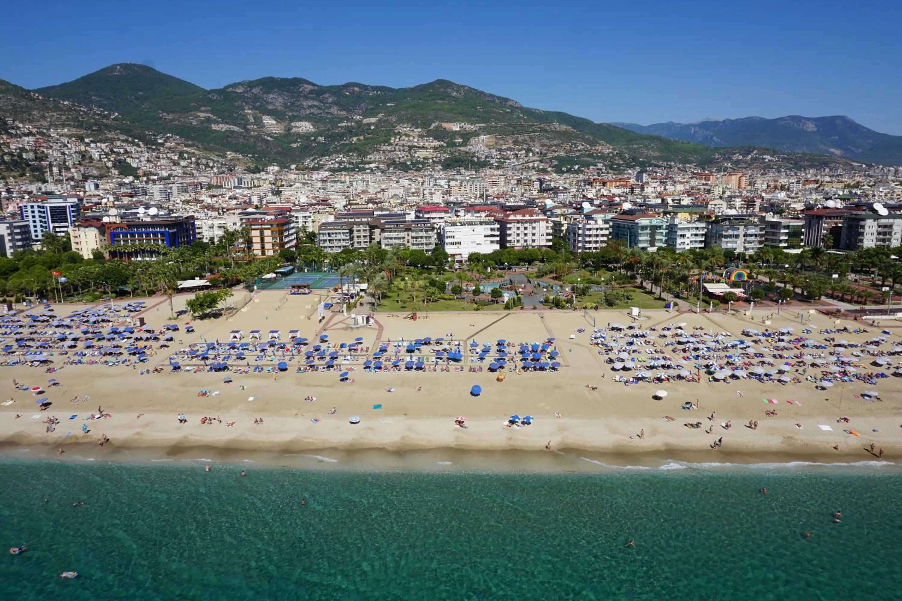 Beach in Aria Riva Apart Hotel
