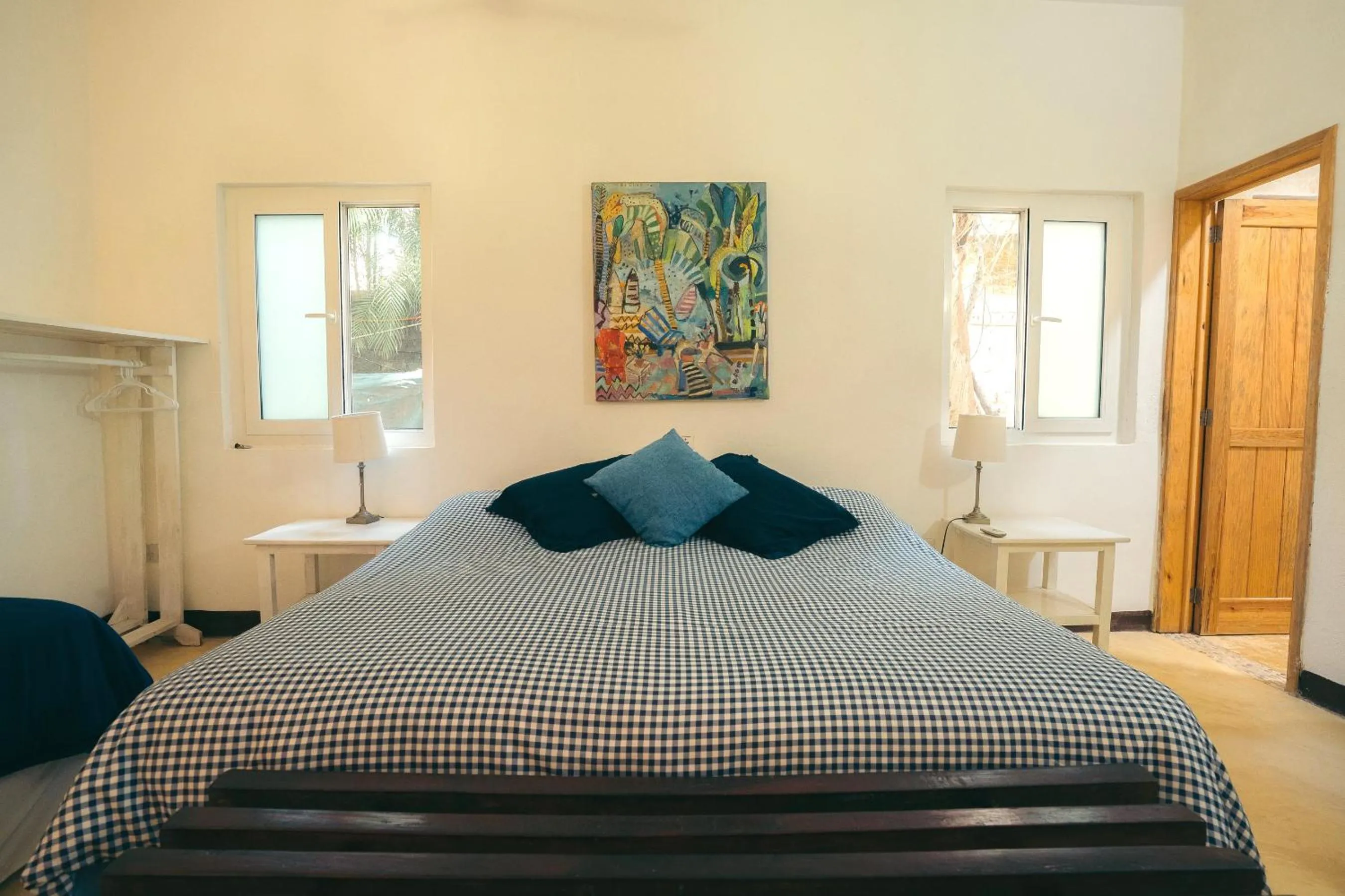 Bed in Junto al Rio Bungalows & Suites