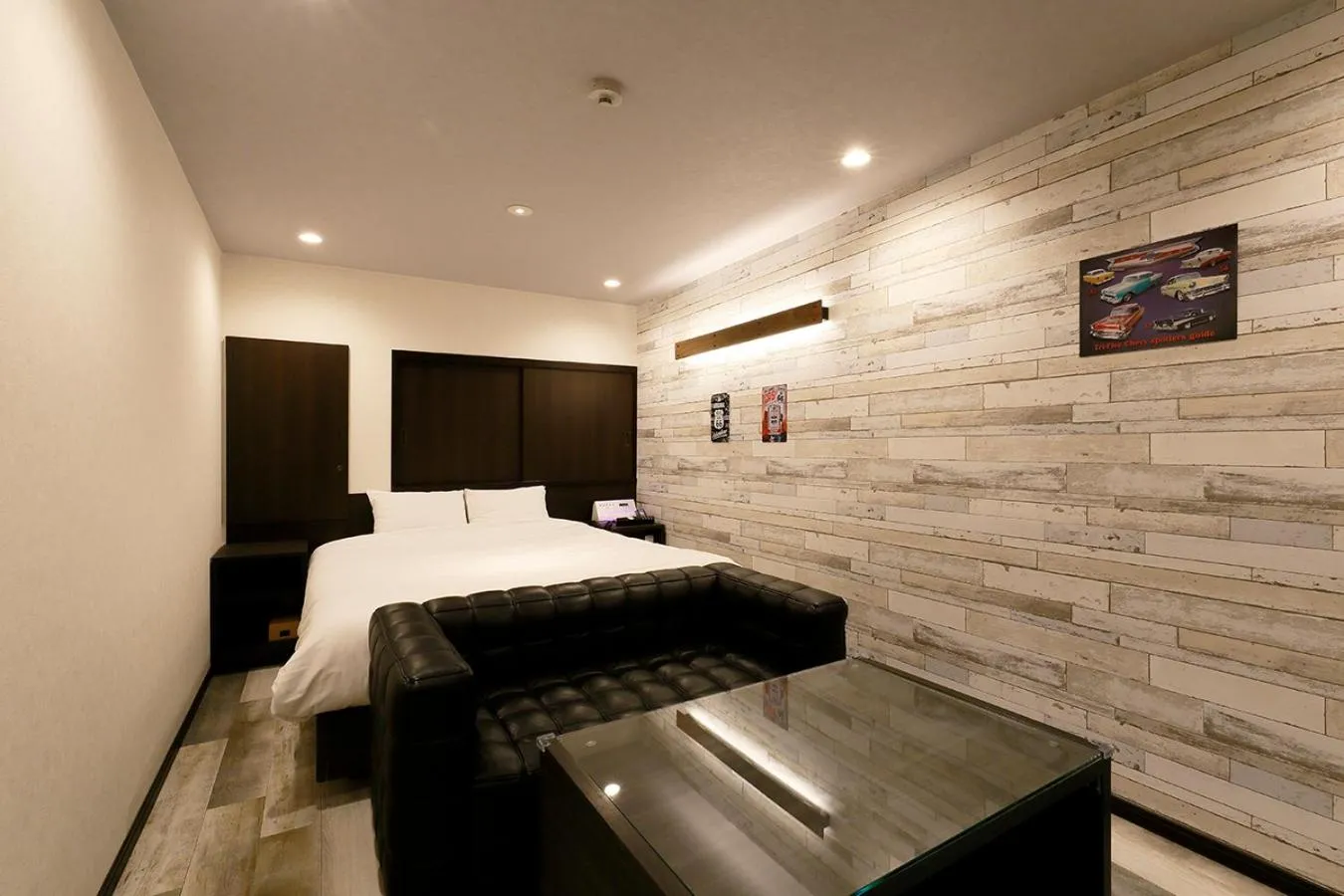Bed in 555MOTEL SHONAN