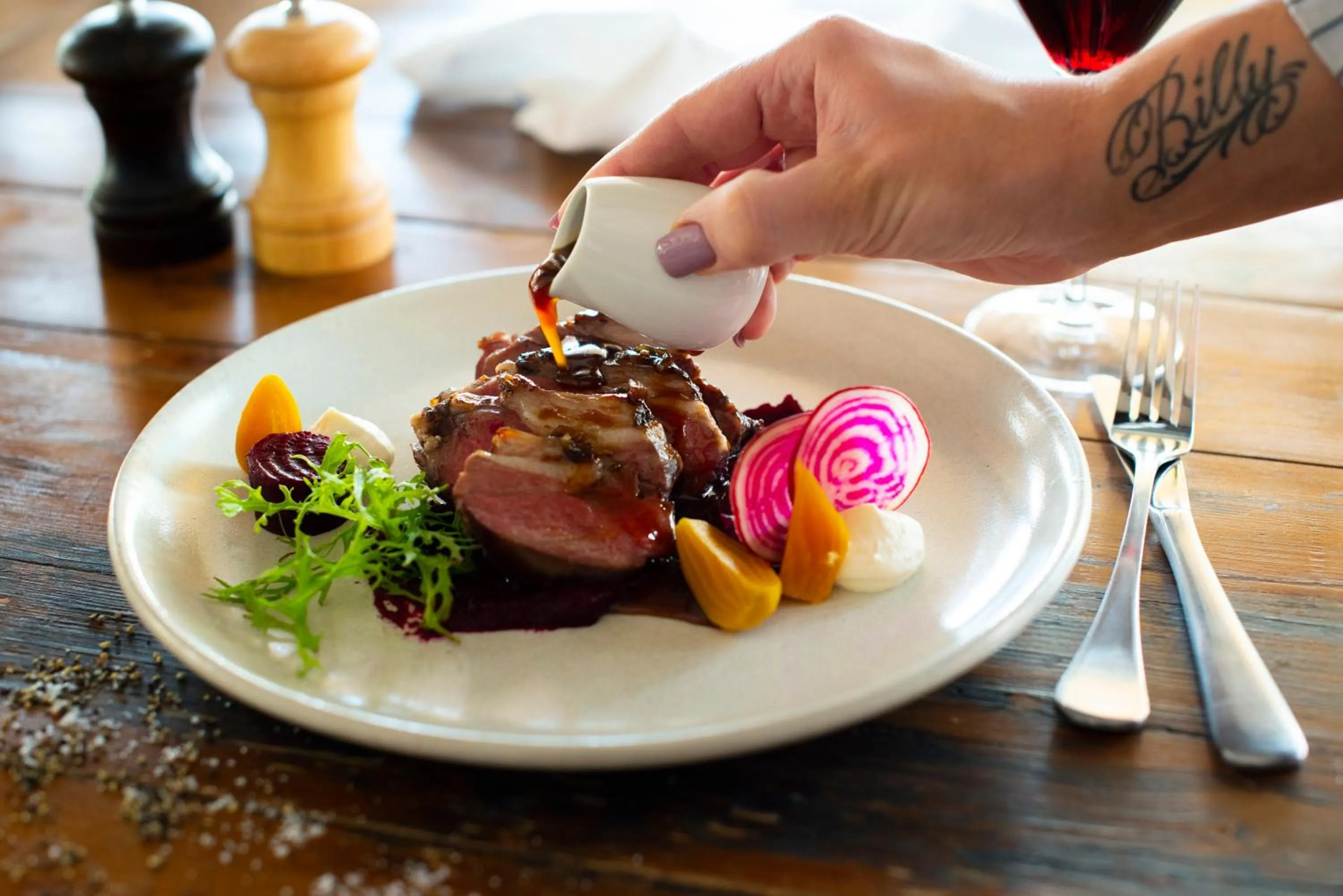 Food close-up in Oaks Cypress Lakes Resort