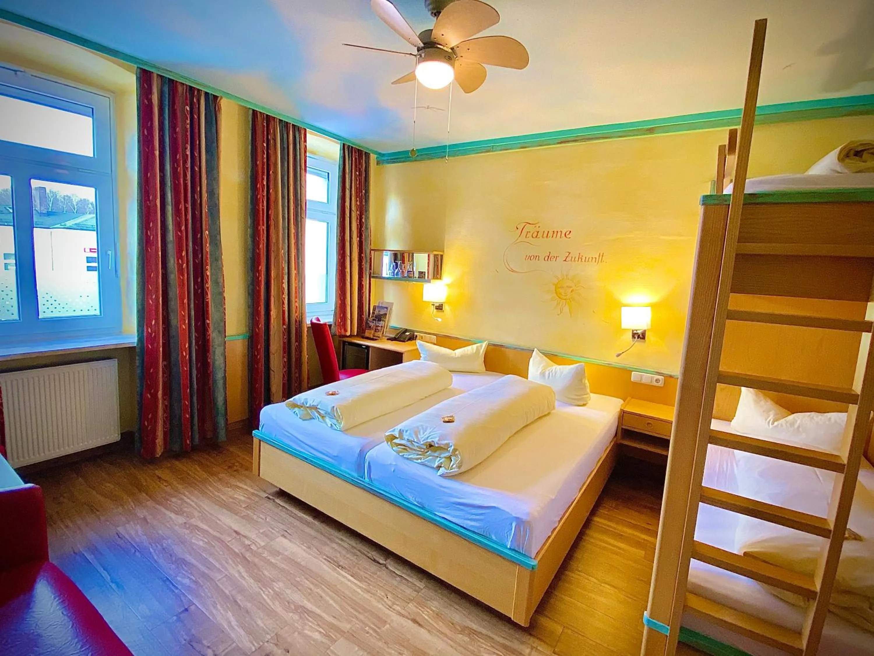 Bed in Meister BÄR HOTEL Fichtelgebirge