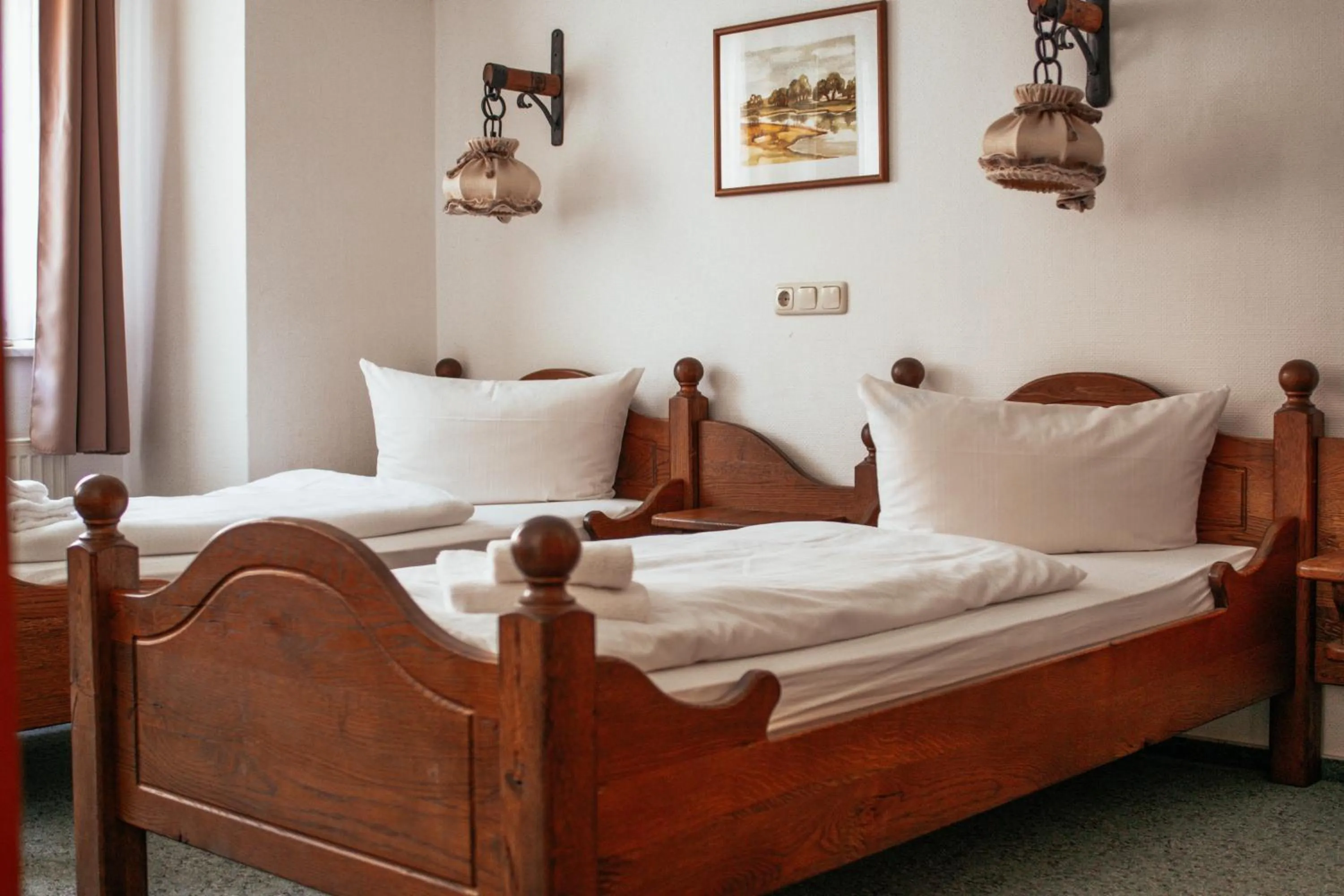 Bed in REGIOHOTEL Wolmirstedter Hof Wolmirstedt