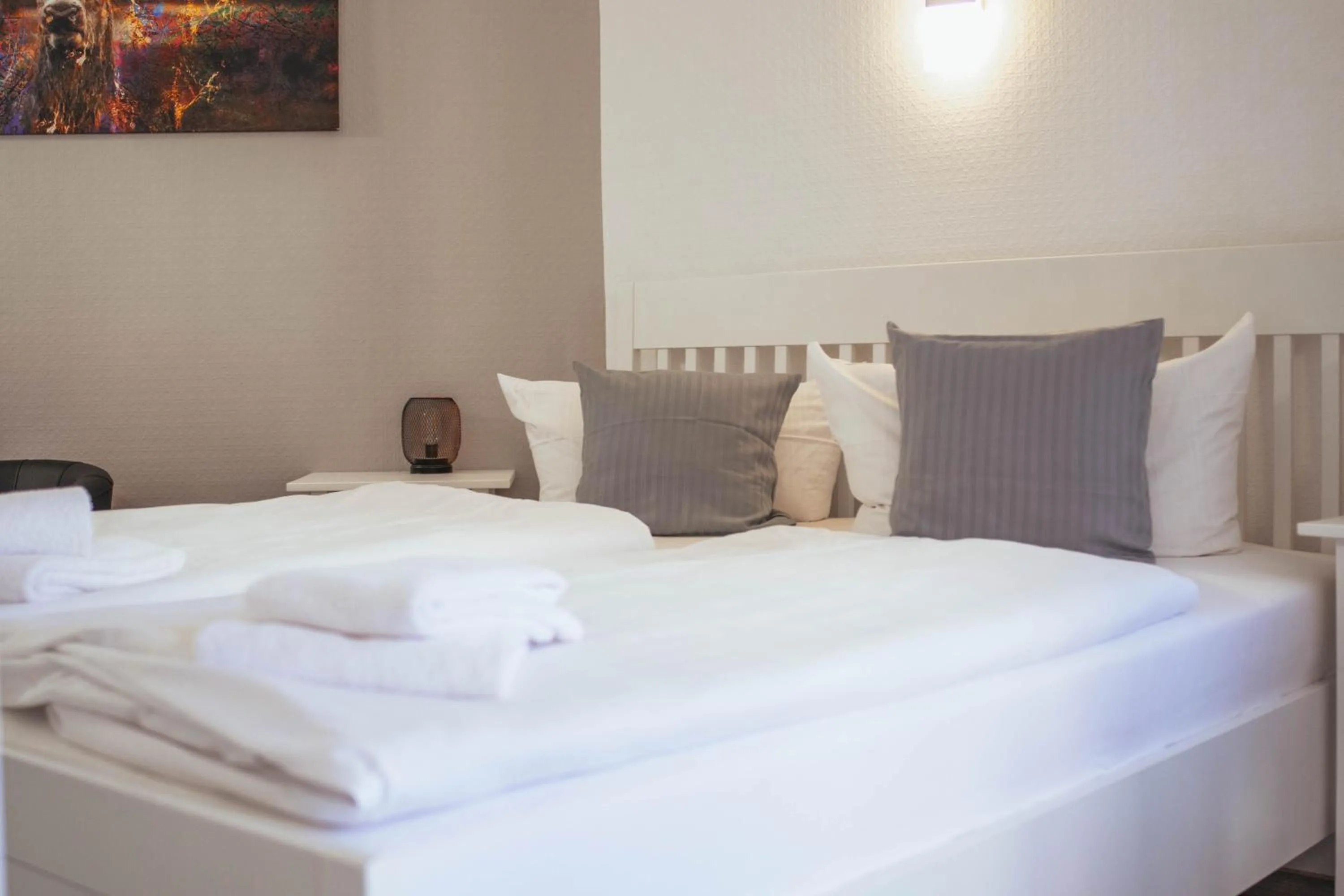 Bed in REGIOHOTEL Wolmirstedter Hof Wolmirstedt