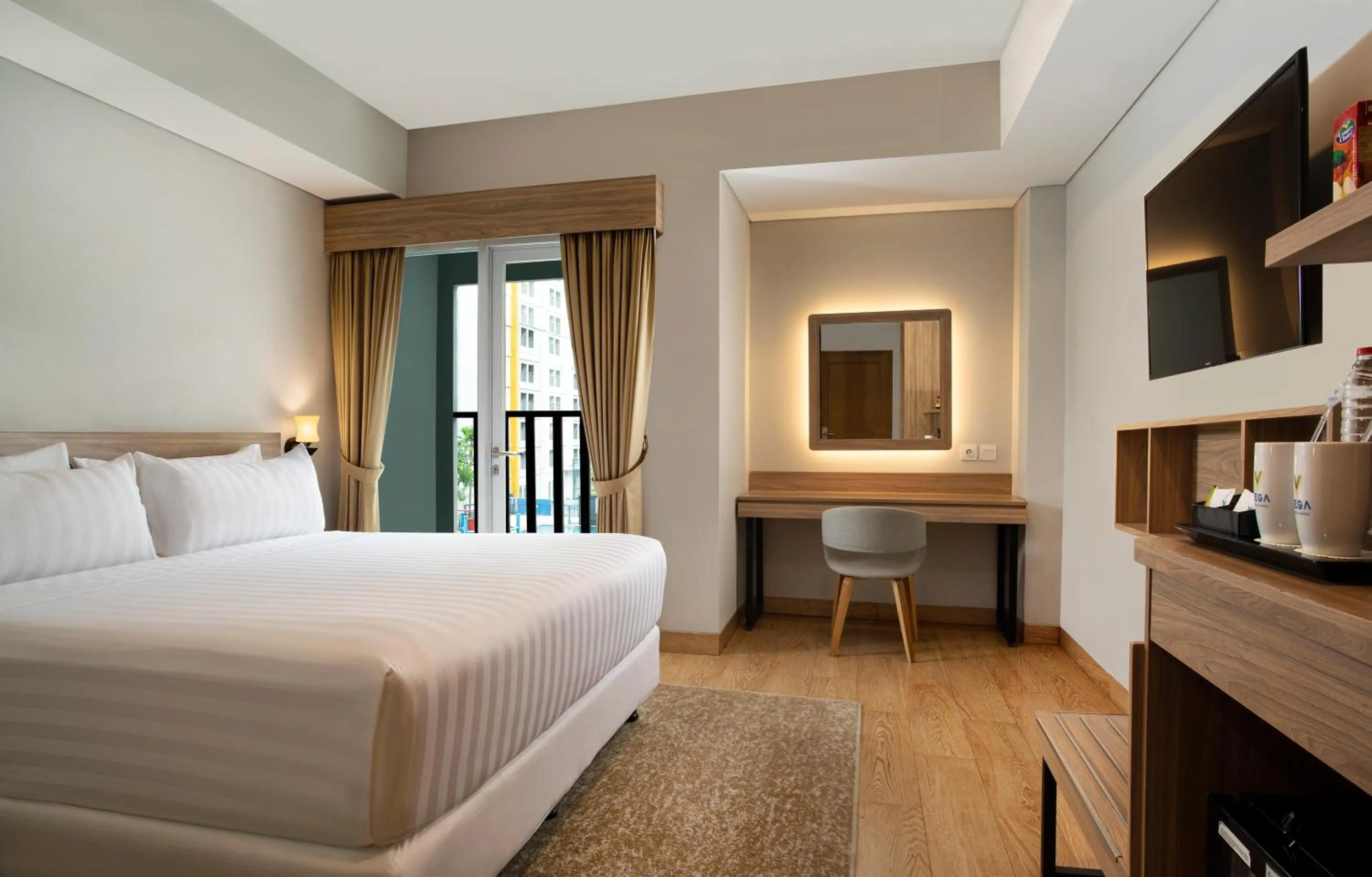 Bed in Vega Hotel Gading Serpong