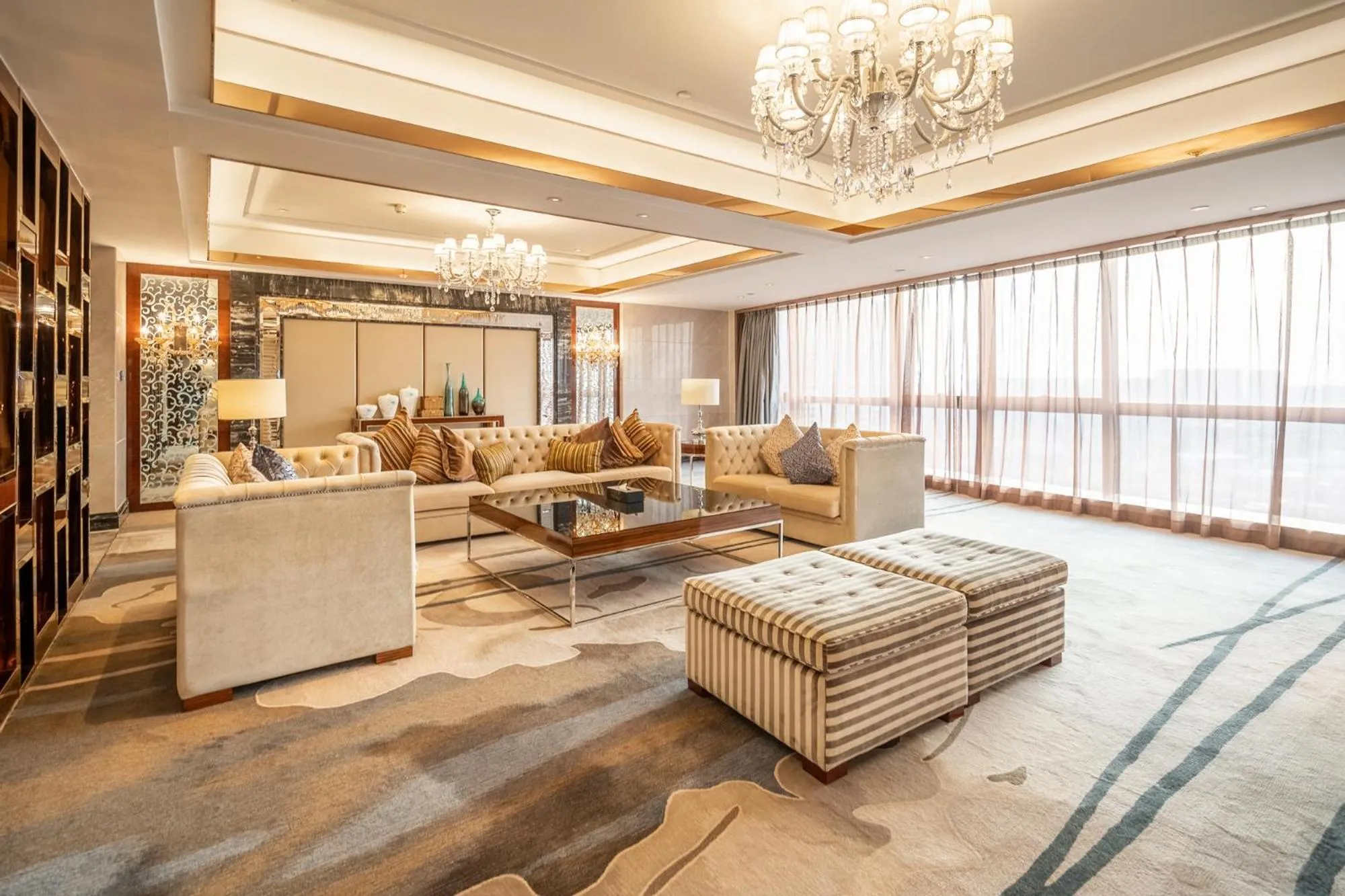 Living room in Hilton Foshan