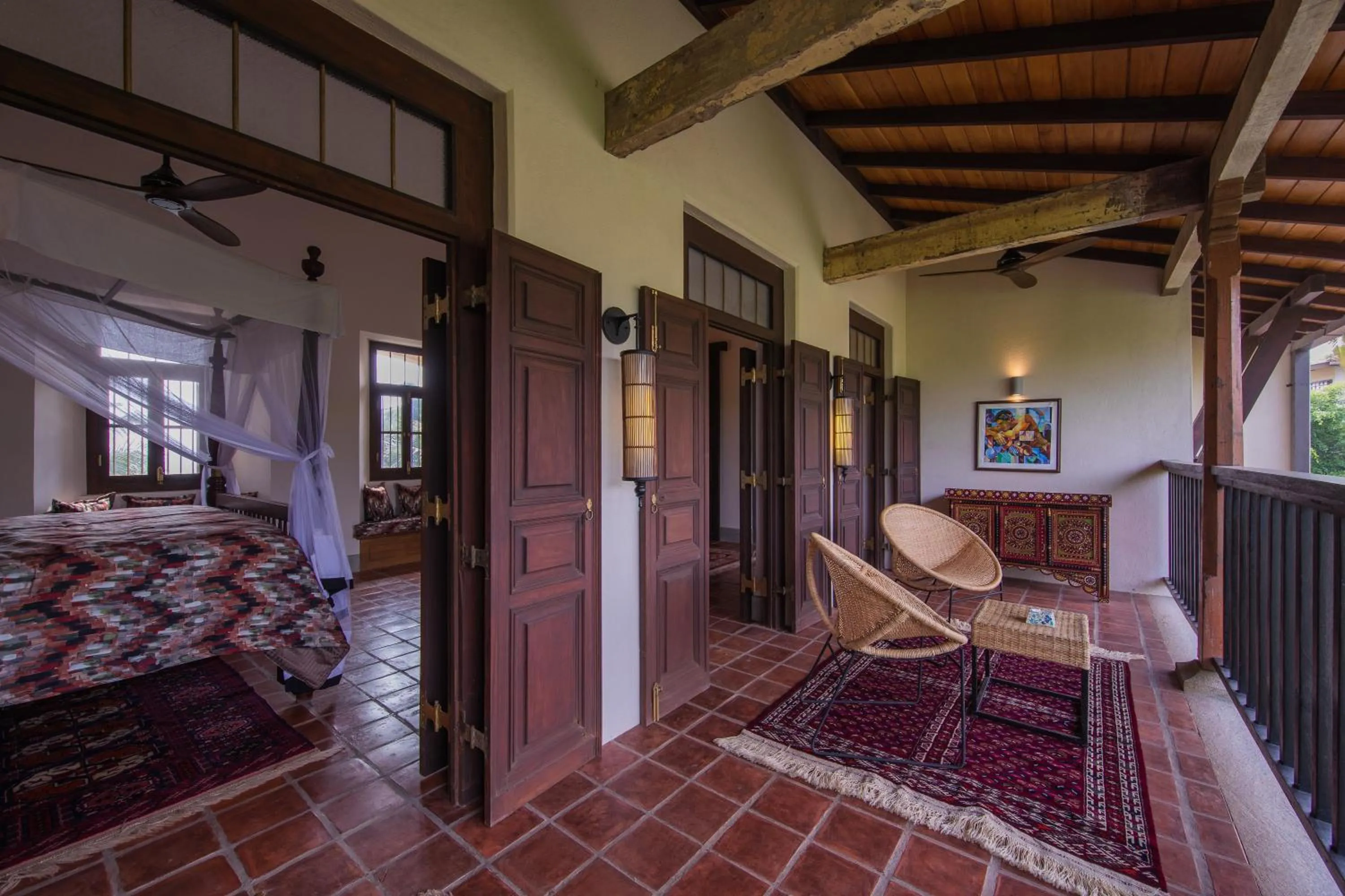 Balcony/Terrace in Sergeant House Boutique Villa & Private Beach