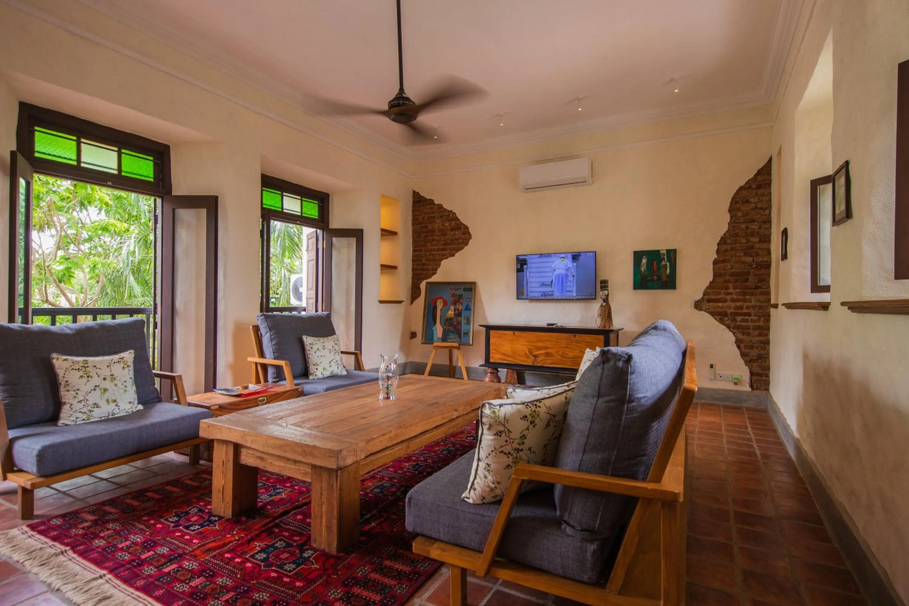 Living room in Sergeant House Boutique Villa & Private Beach