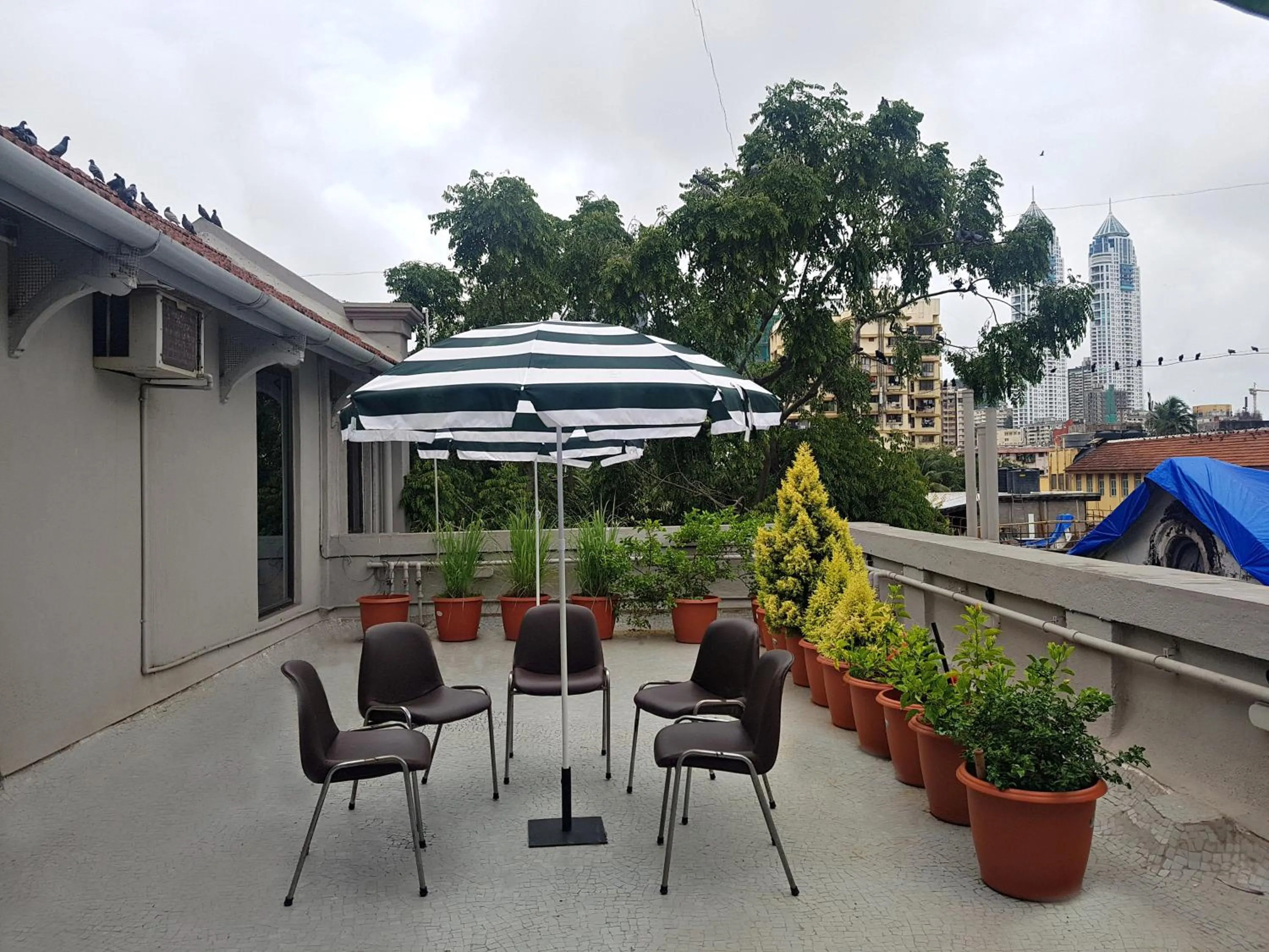 Balcony/Terrace in Hotel Kumkum