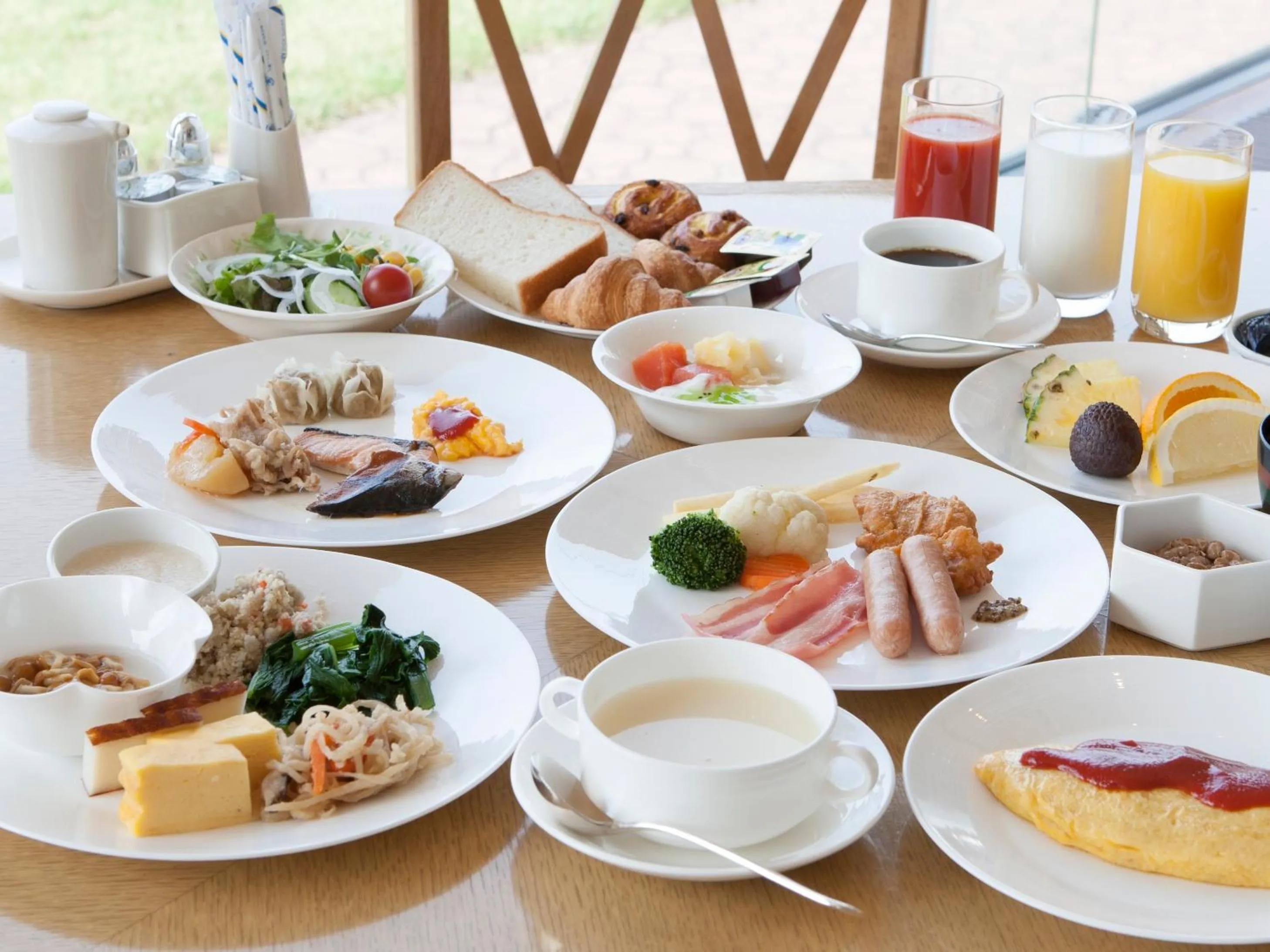 Breakfast in Hotel Mt. Fuji