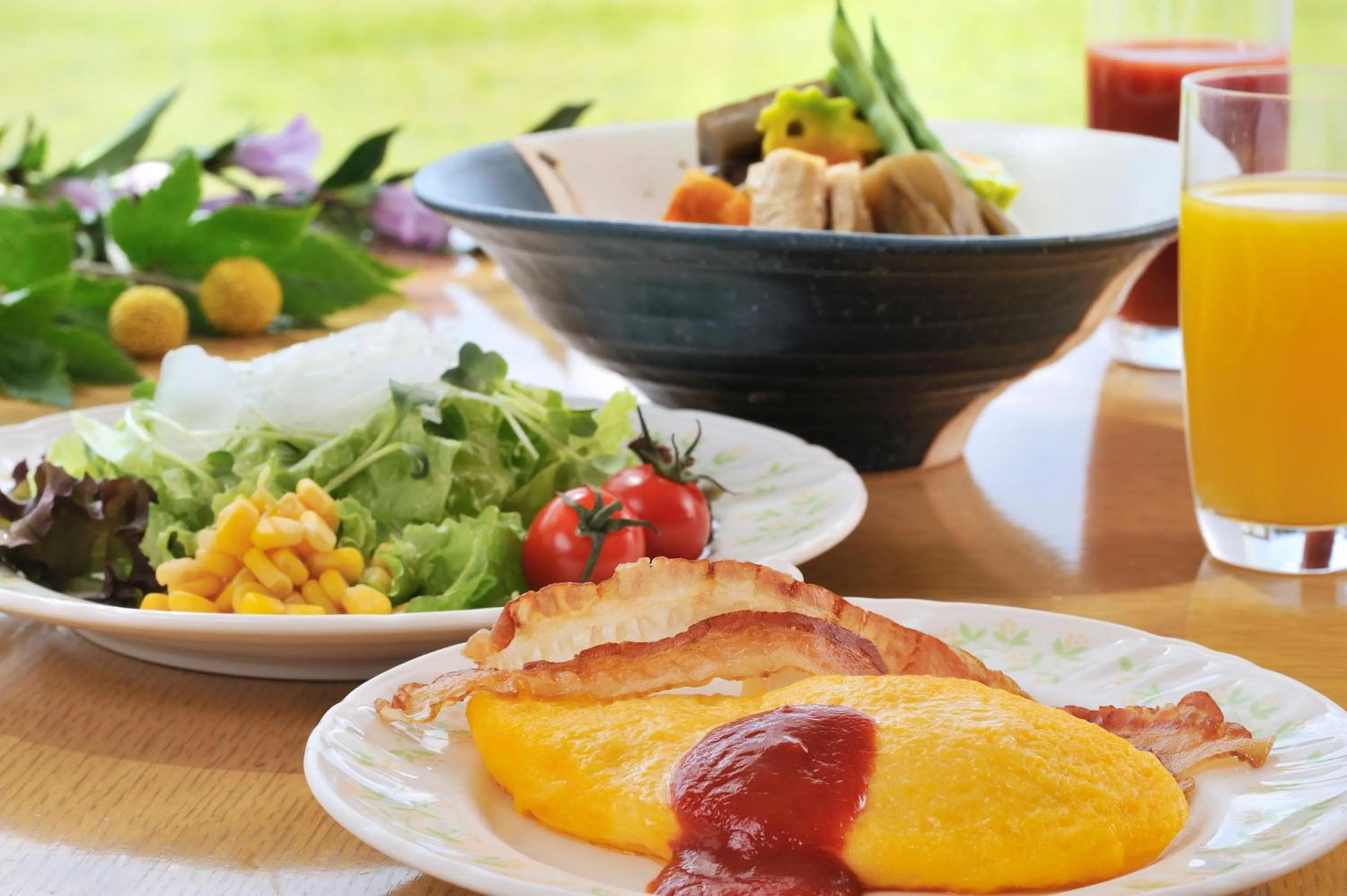 Food and drinks in Hotel Mt. Fuji