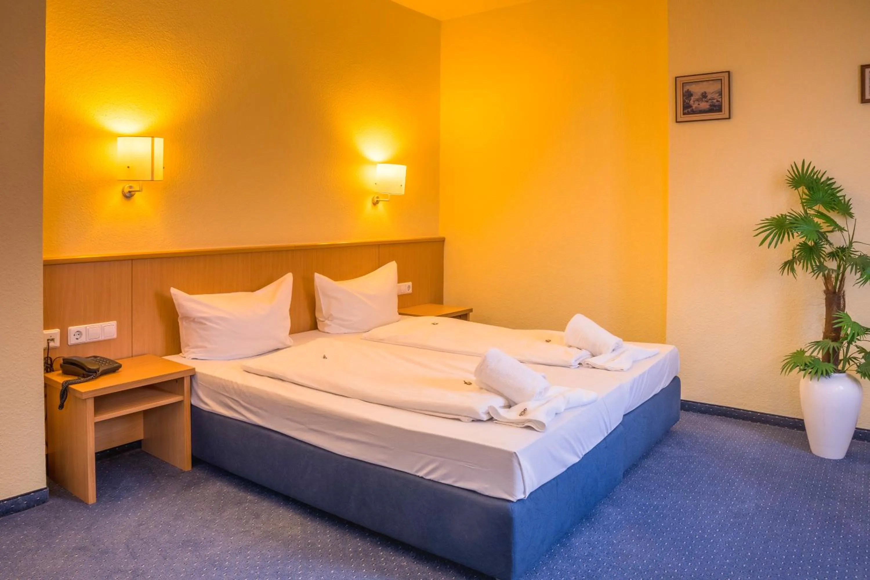 Bed in Hotel Wilder Mann