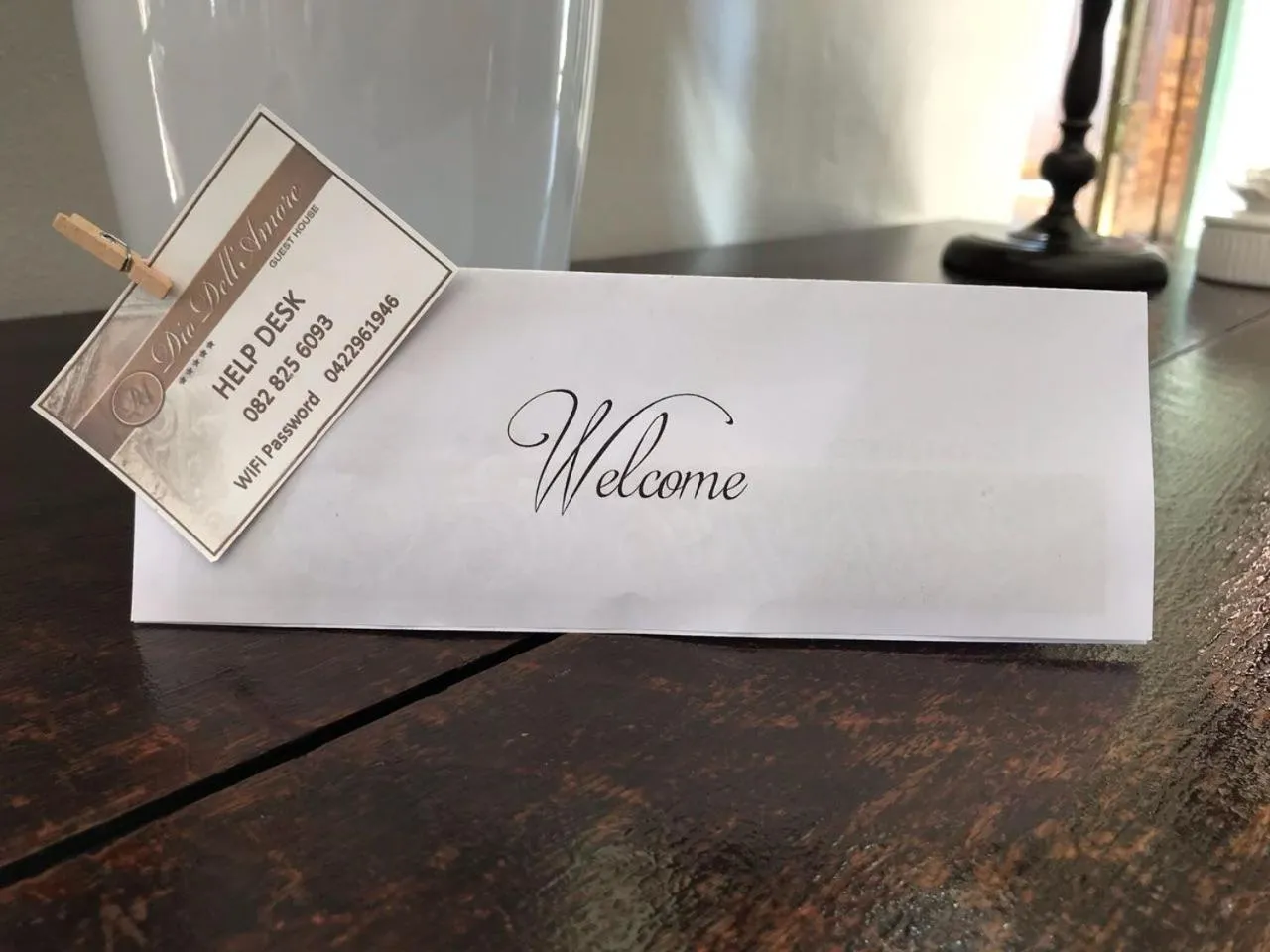 Logo/Certificate/Sign in Dio Dell Amore Guest House