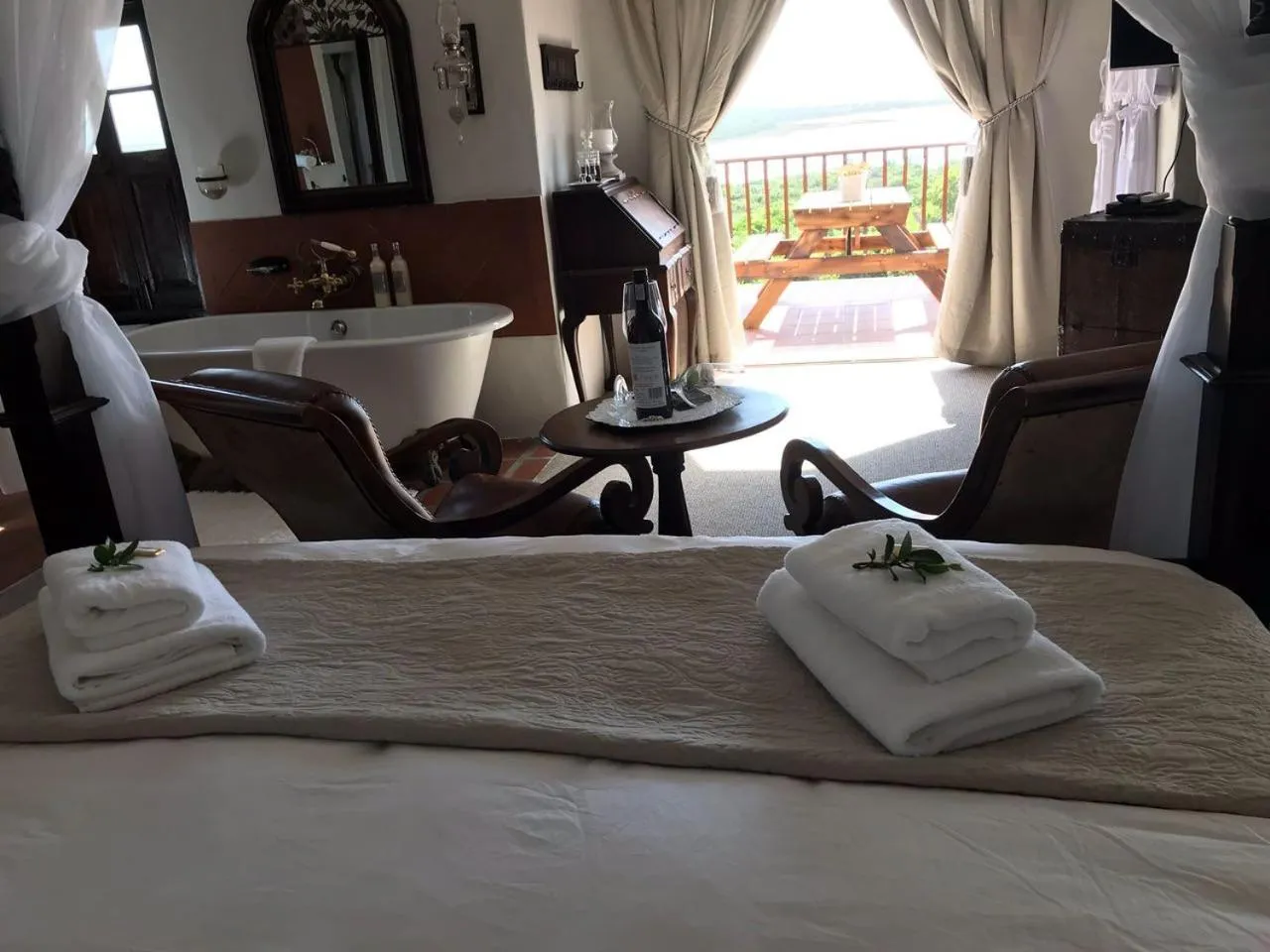 Bathroom, Bed in Dio Dell Amore Guest House