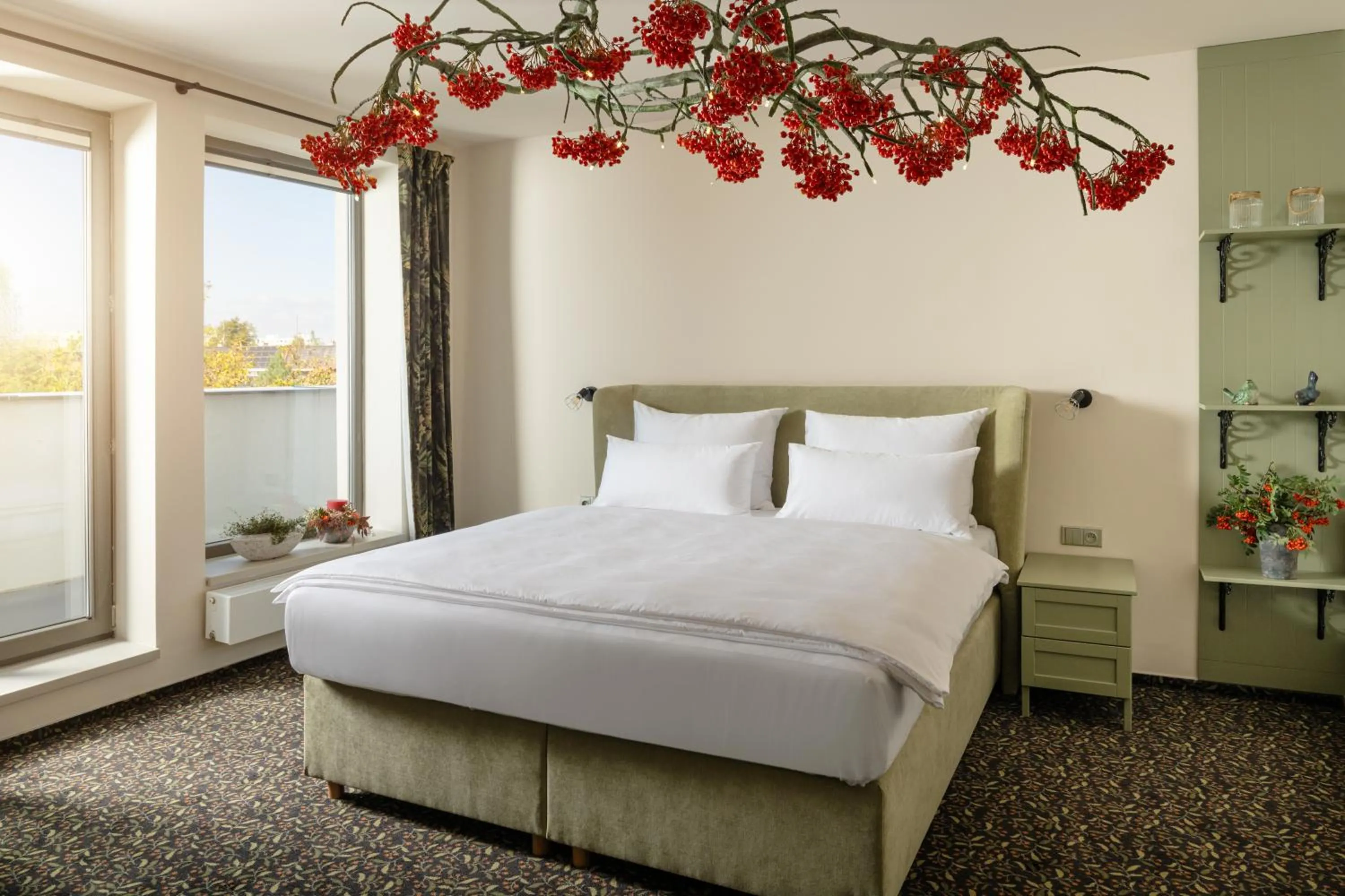 Bed in HERBARIUM boutique hotel