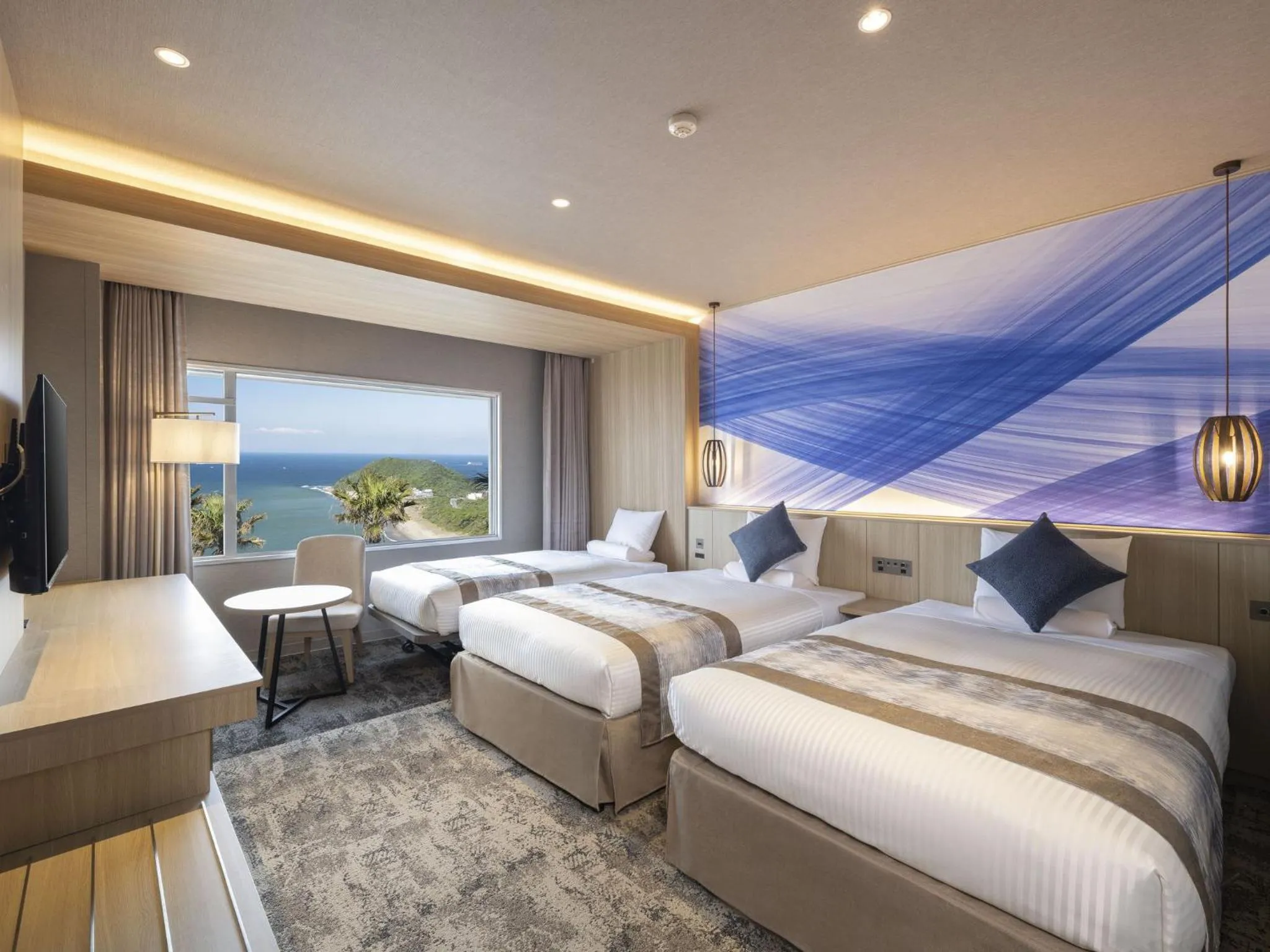 Bed in Irago Ocean Resort