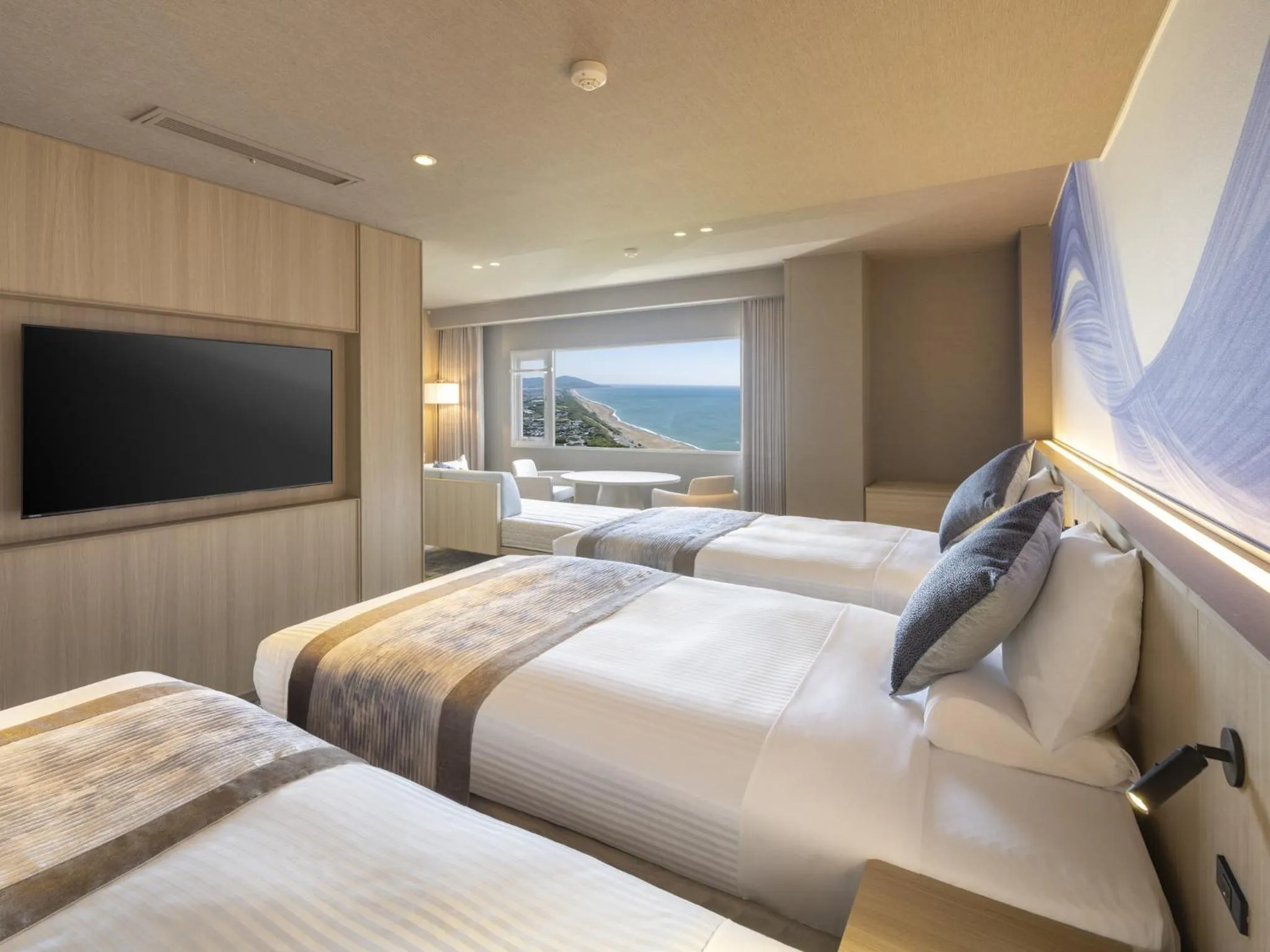 Bed in Irago Ocean Resort