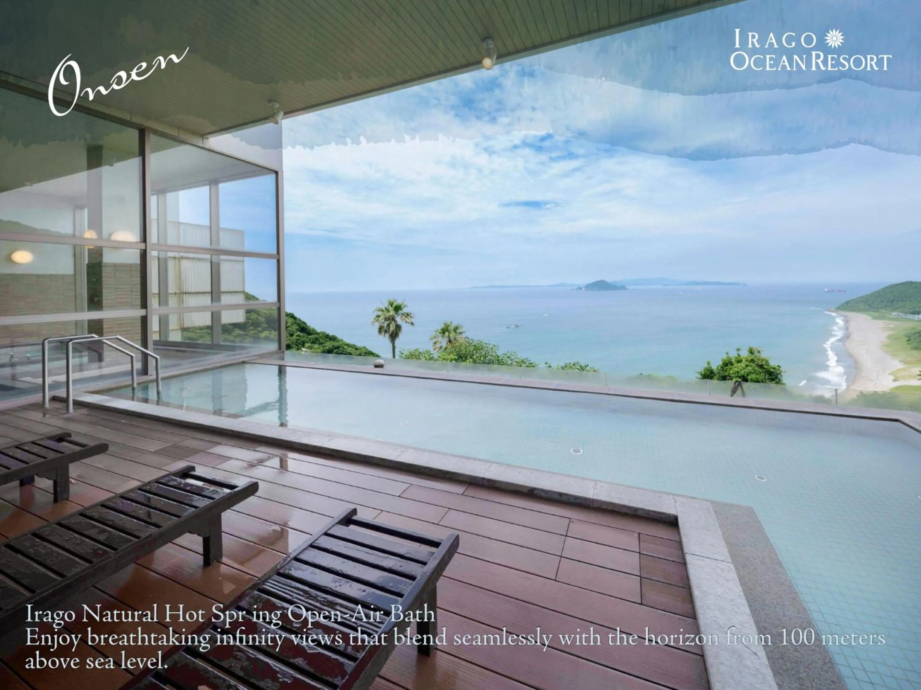 Hot Spring Bath in Irago Ocean Resort