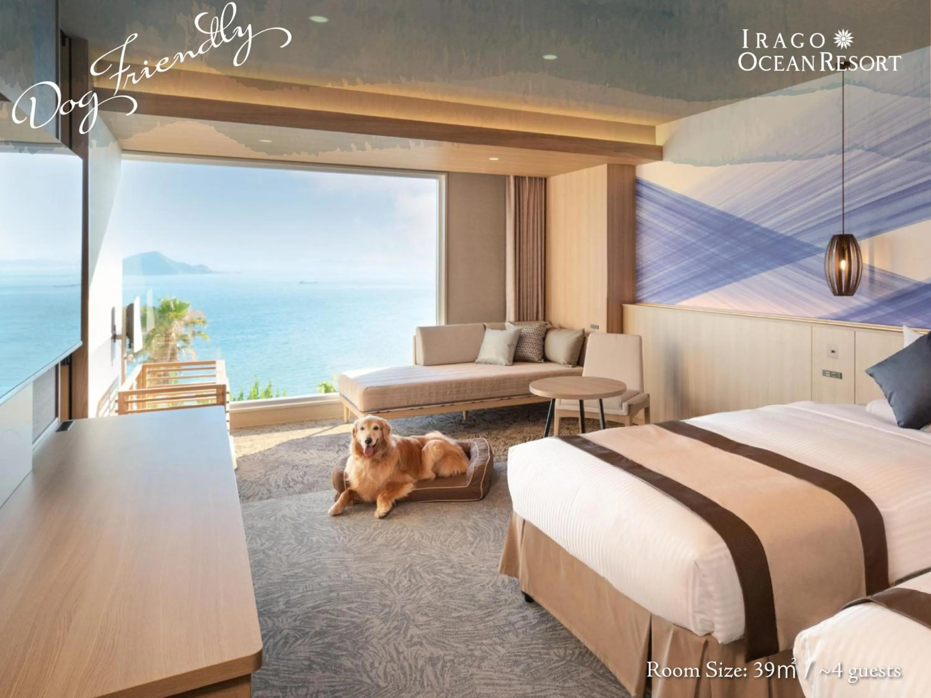 Bed in Irago Ocean Resort