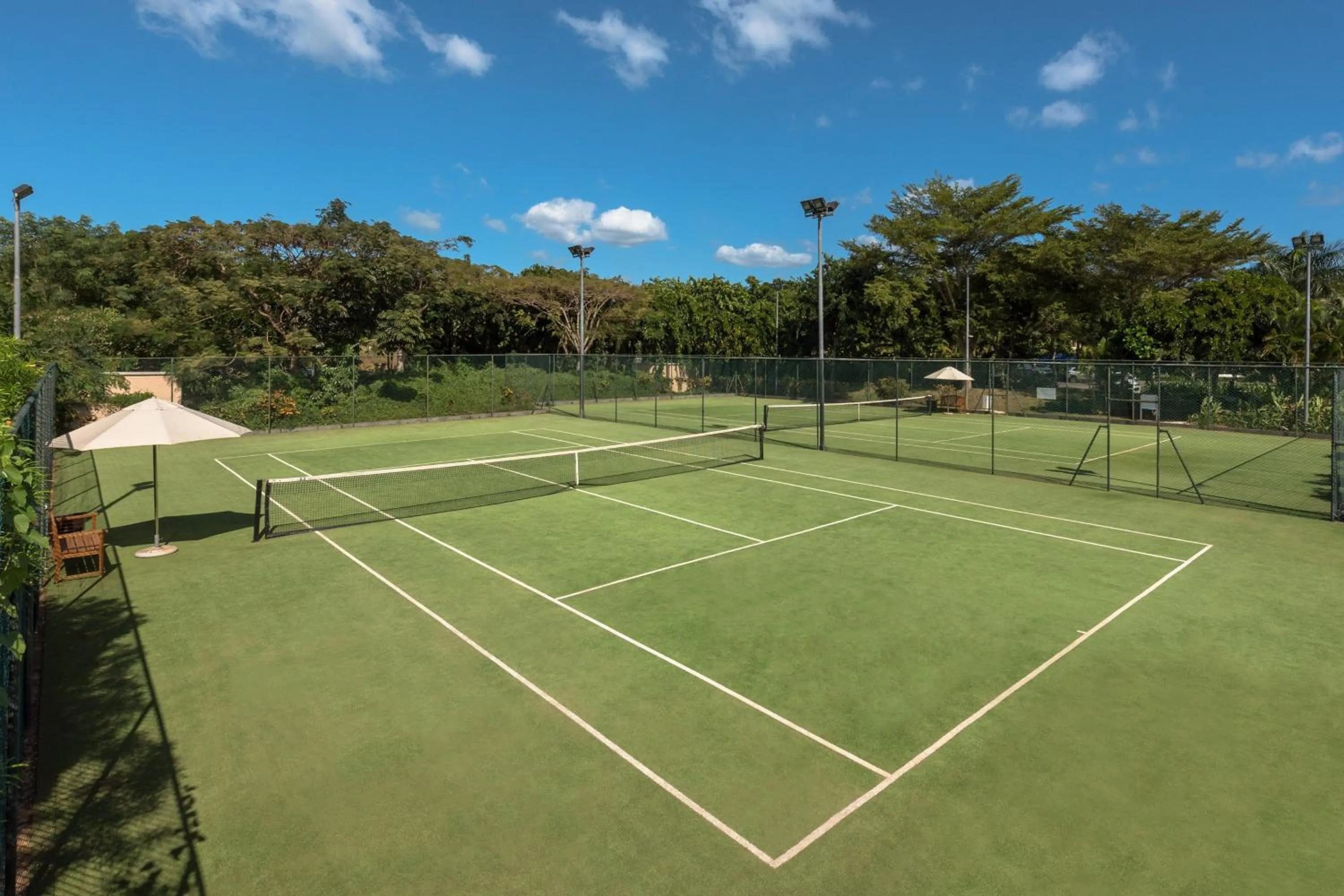 Tennis court in The Westin Turtle Bay Resort & Spa, Mauritius