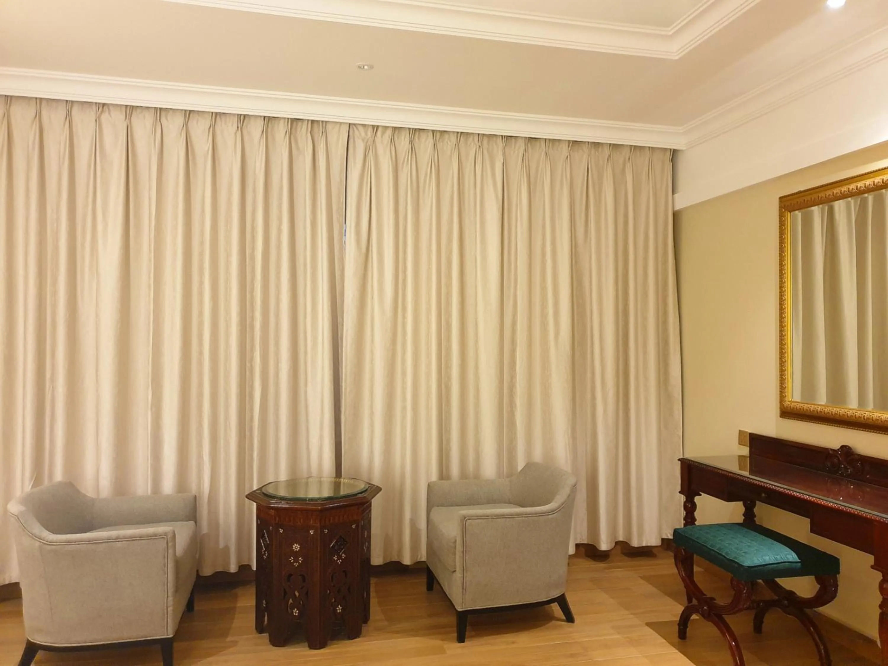 Seating area in ALYA Hotel