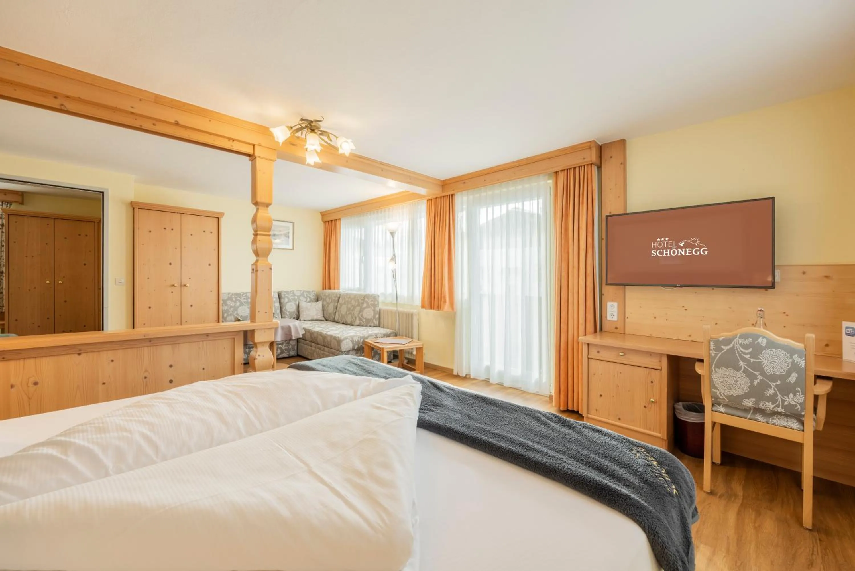 Photo of the whole room, Bed in Hotel Schönegg