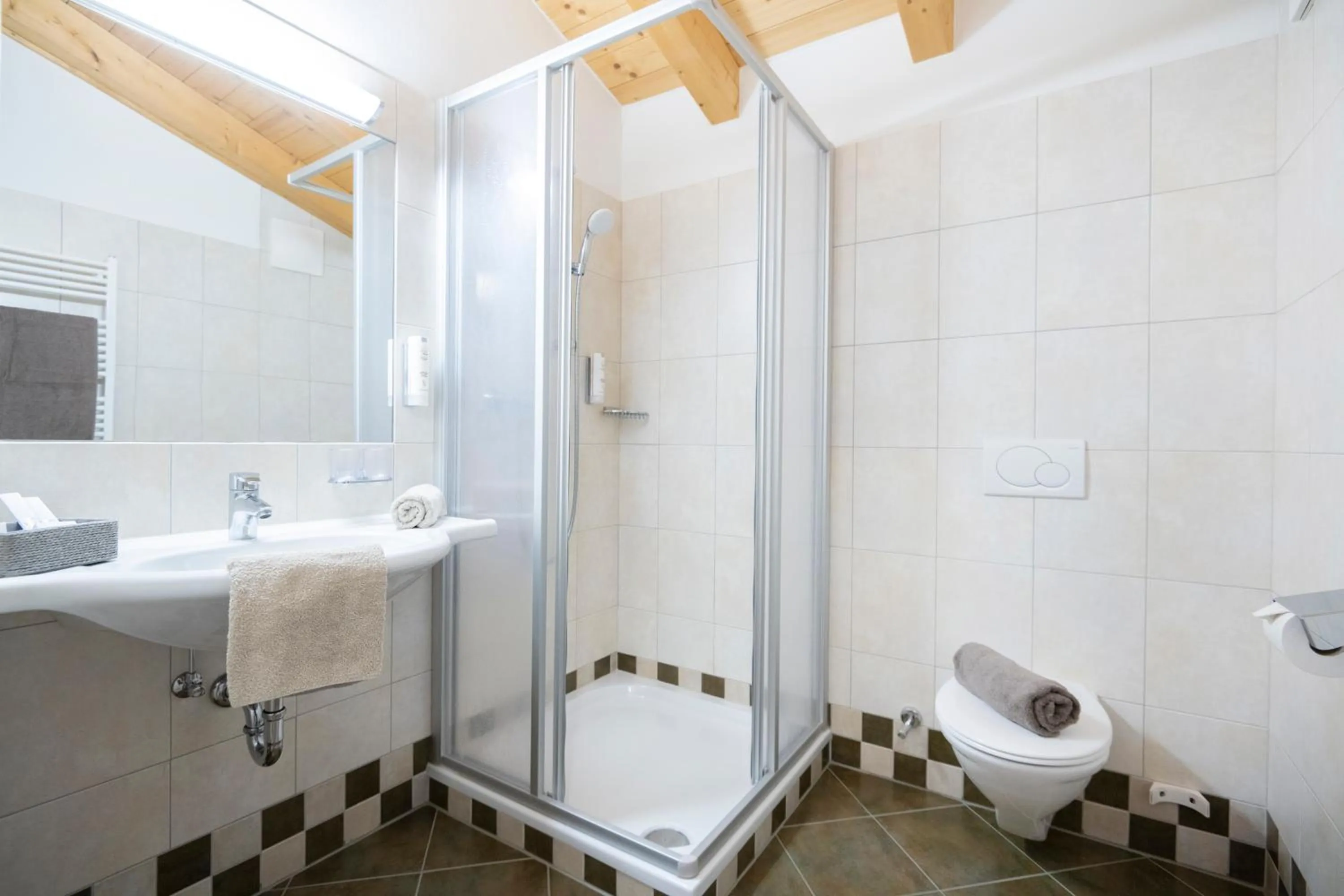 Bathroom in Hotel Vorderronach