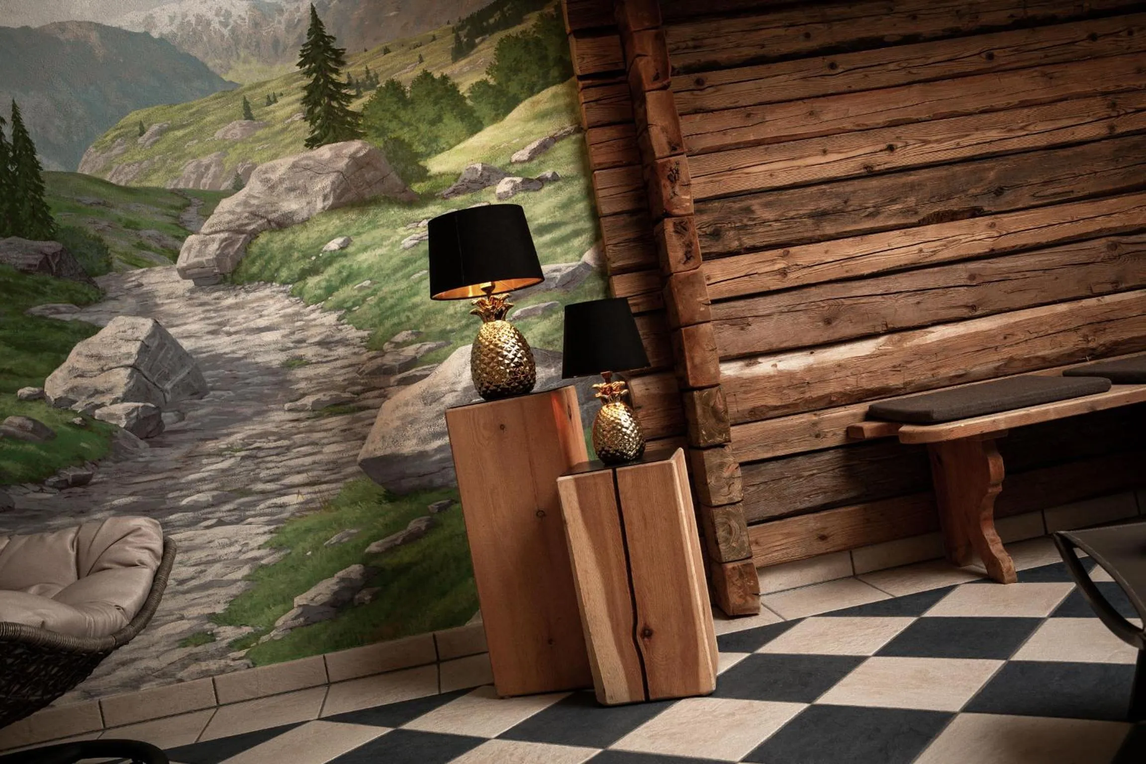 Sauna in Hotel Vorderronach