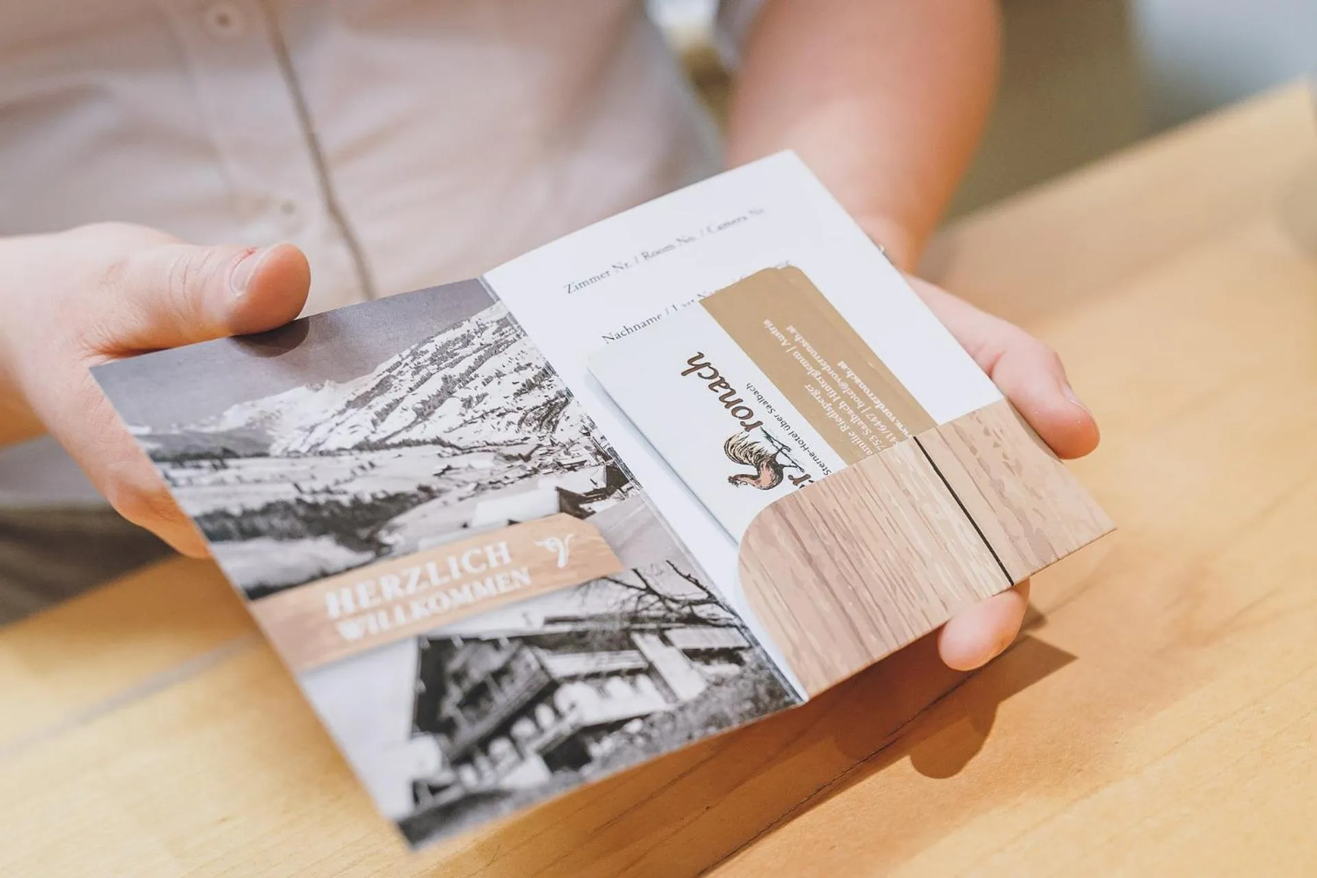 Lobby or reception in Hotel Vorderronach