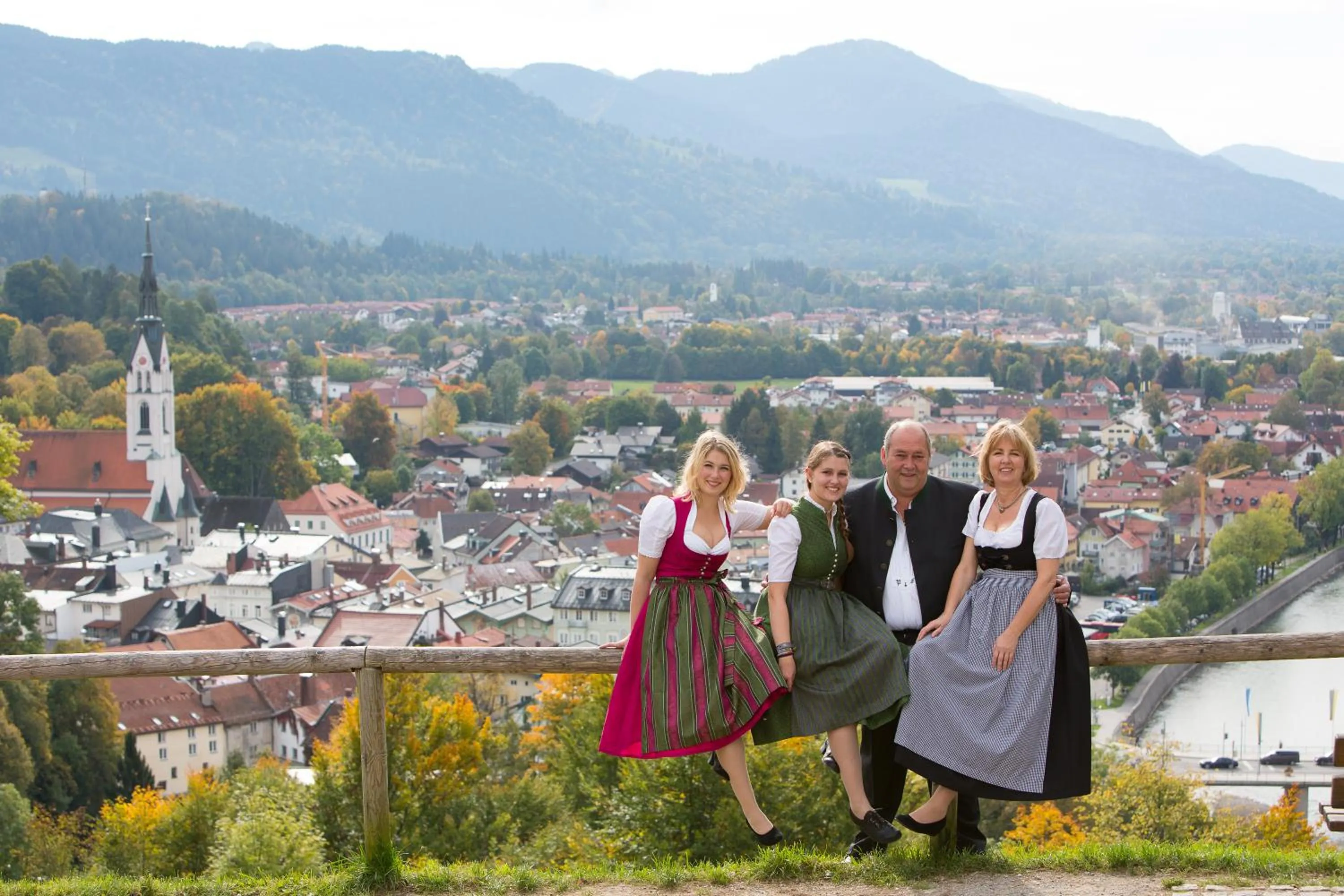 Family in Hotel am Wald