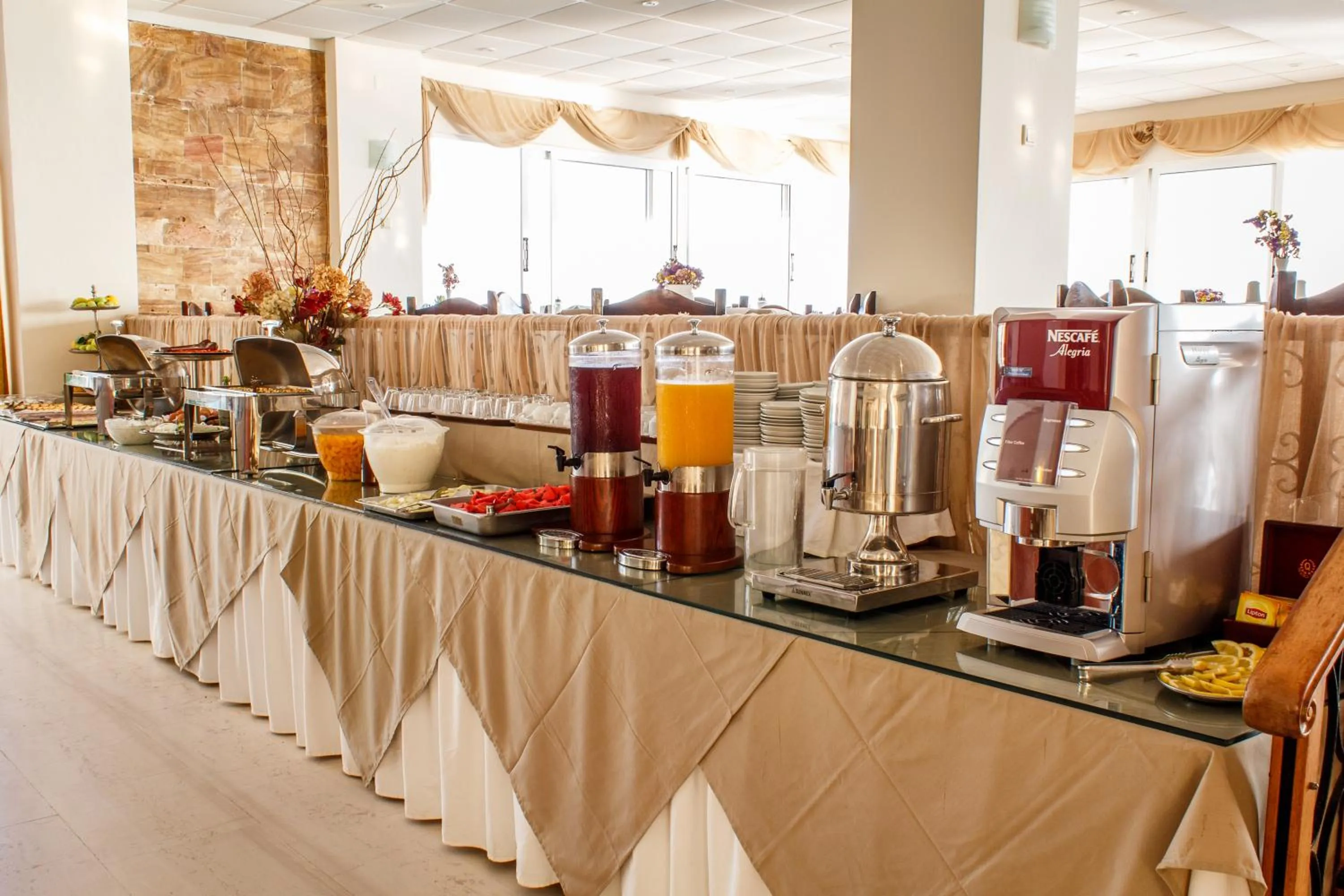 Continental breakfast in Chryssi Akti Hotel