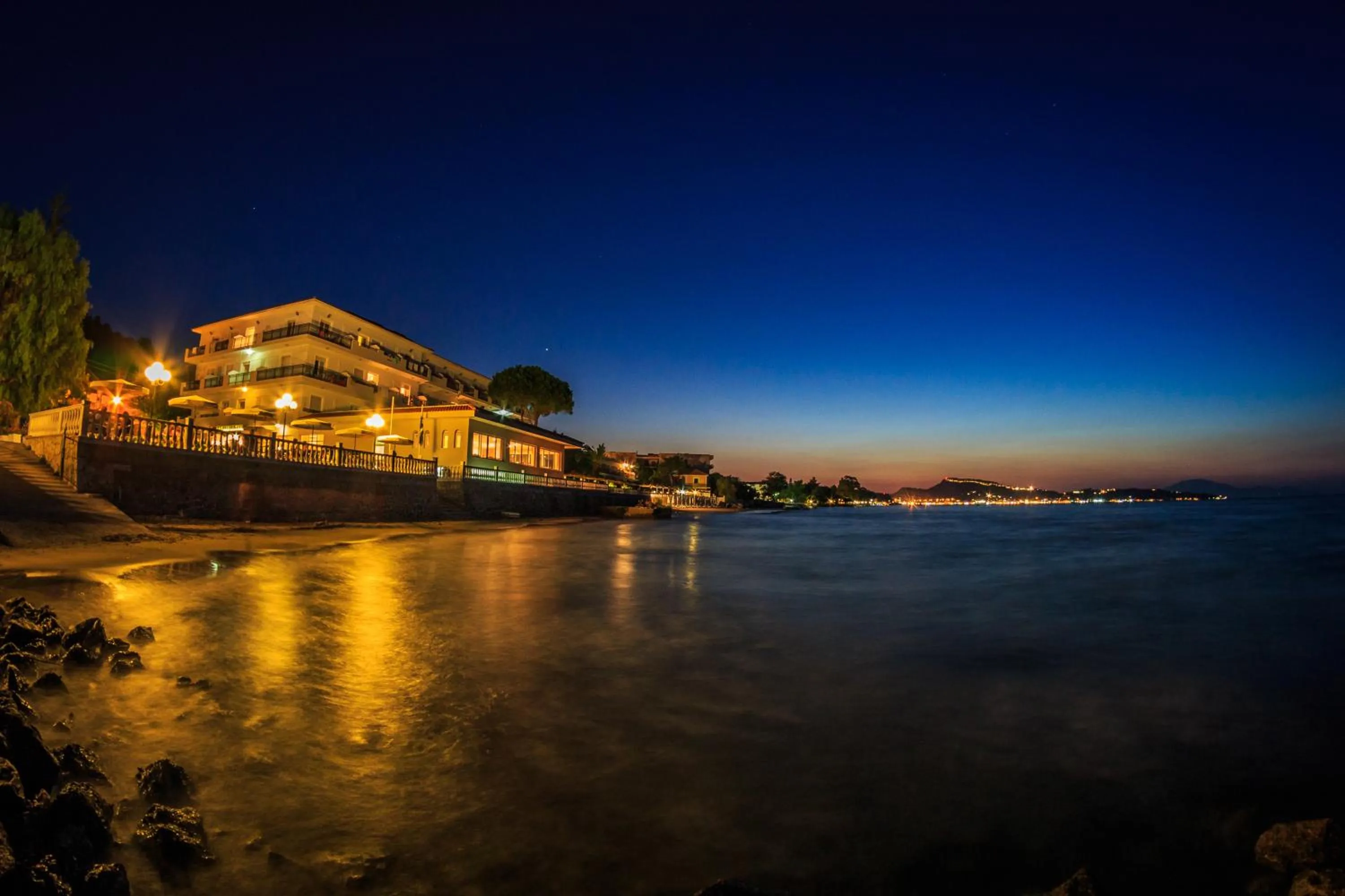 Beach in Chryssi Akti Hotel