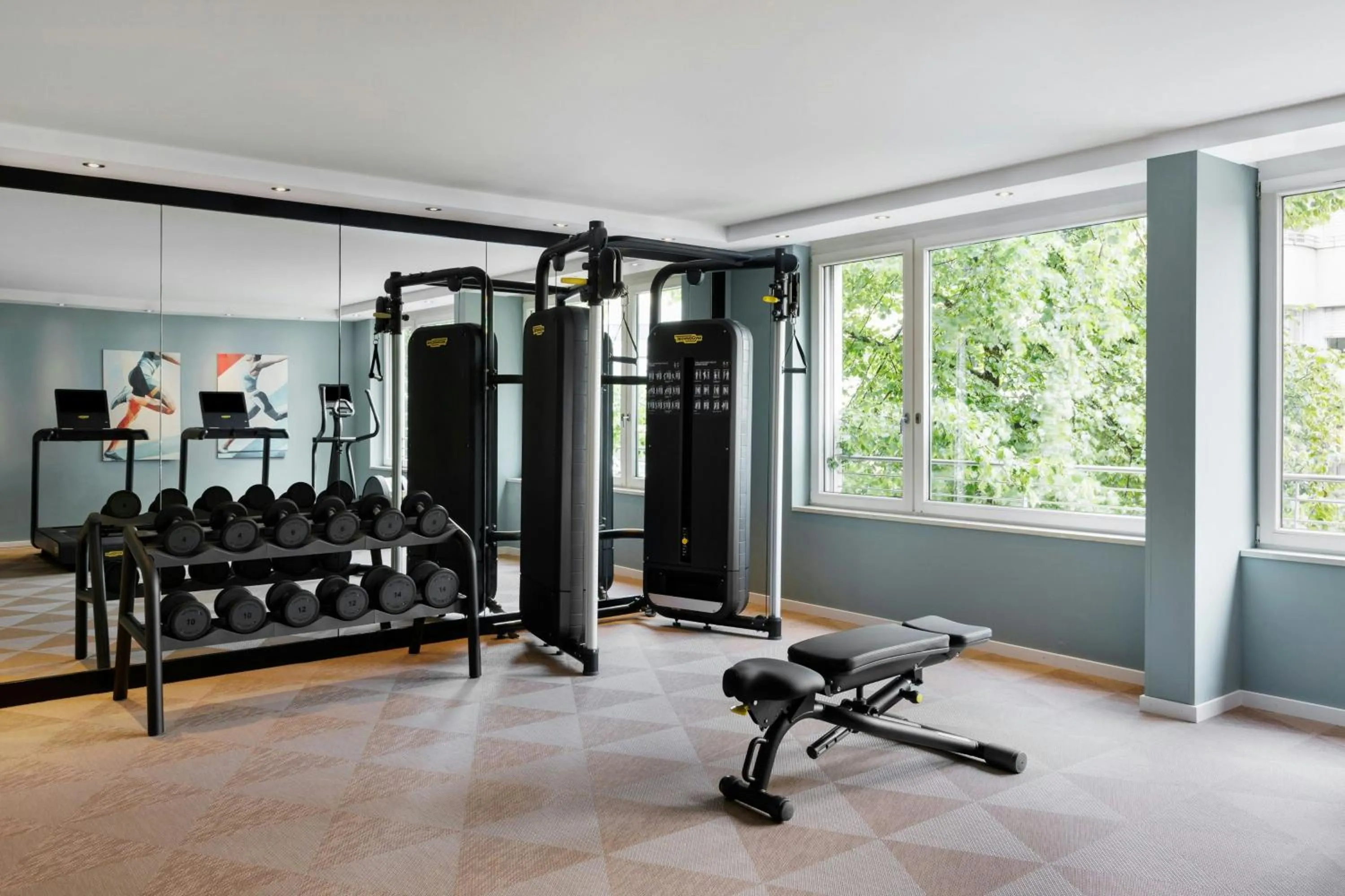 Fitness centre/facilities in Courtyard by Marriott Zurich North