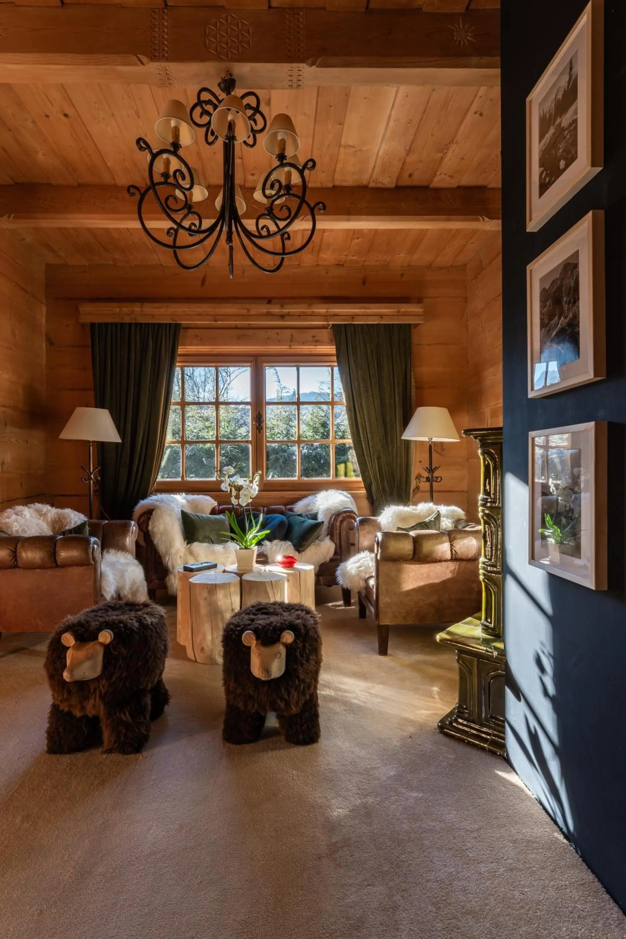 Living room in Willa Rajka