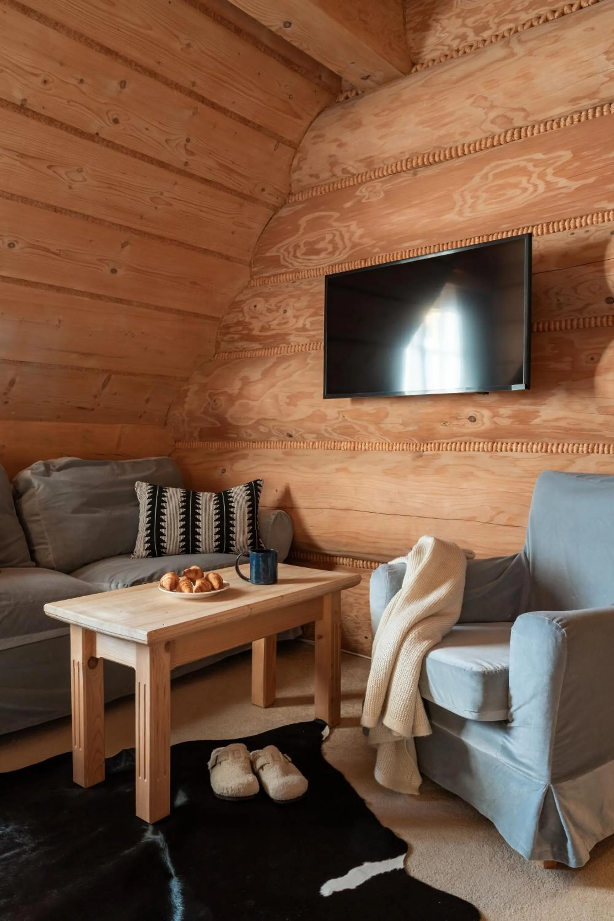 Seating area in Willa Rajka