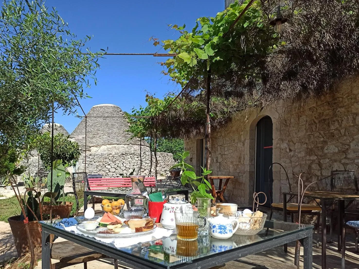 Food and drinks in Masseria LoJazzo
