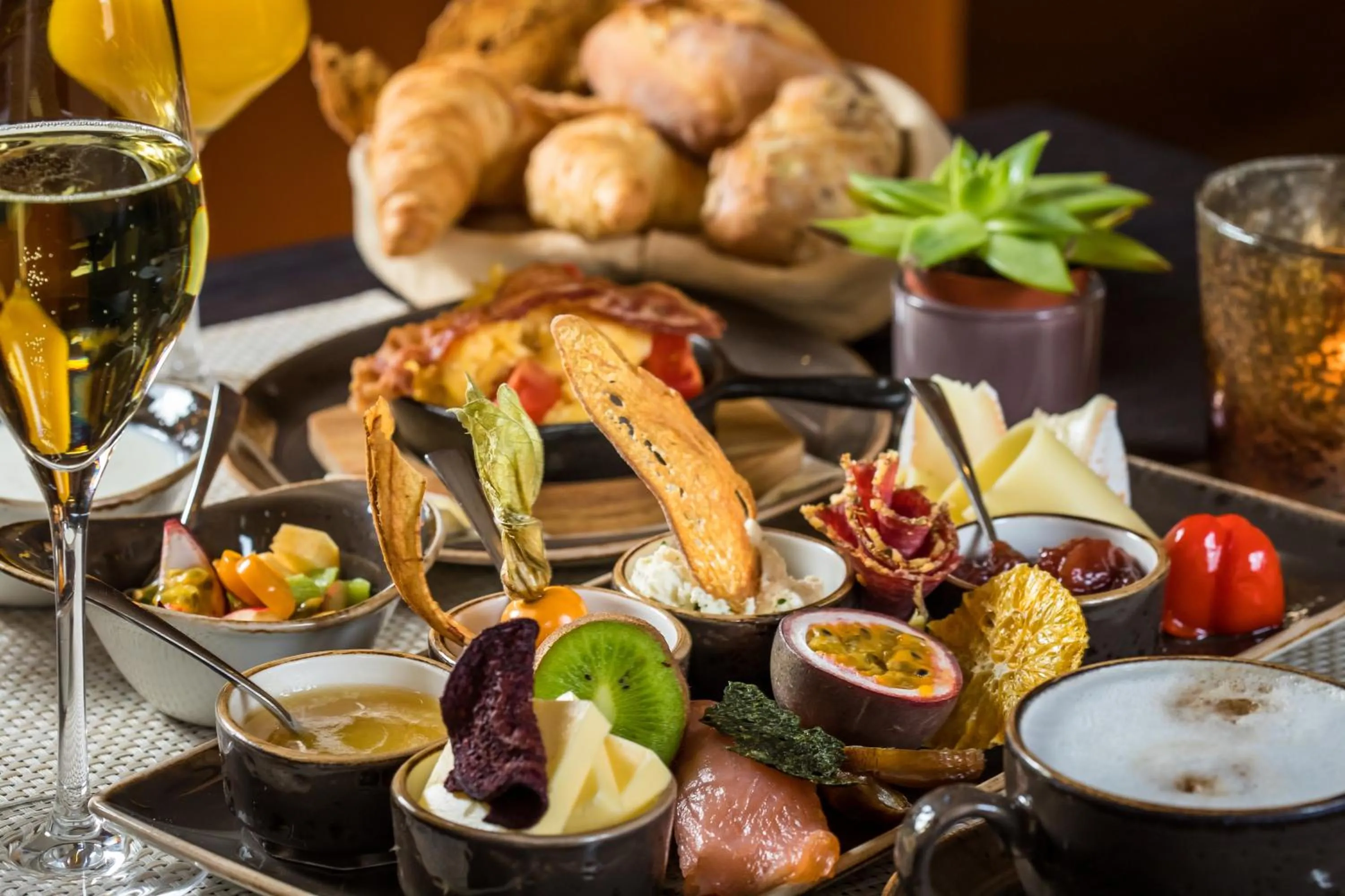 Breakfast in Farmerhaus-Lodge