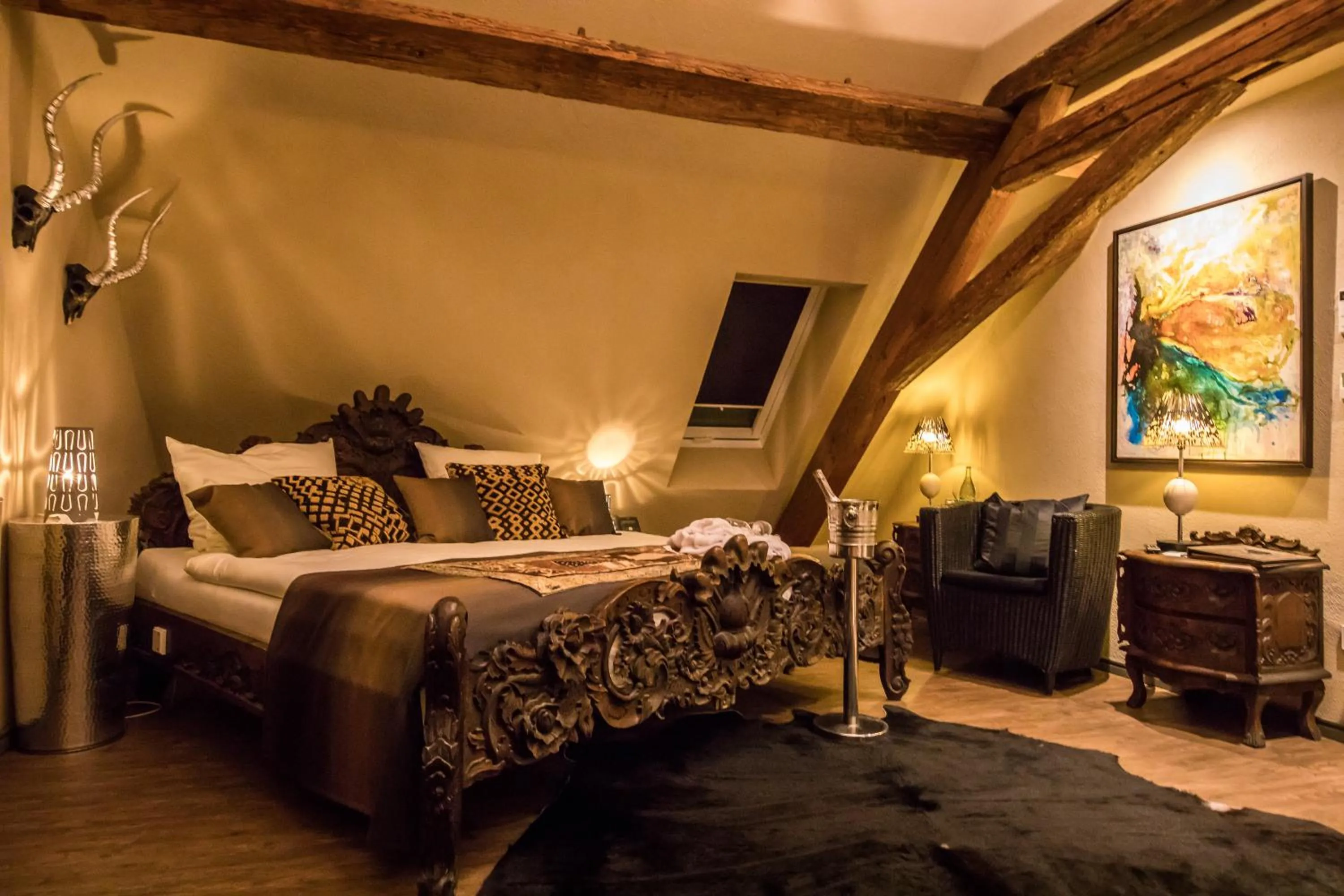 Bed in Farmerhaus-Lodge