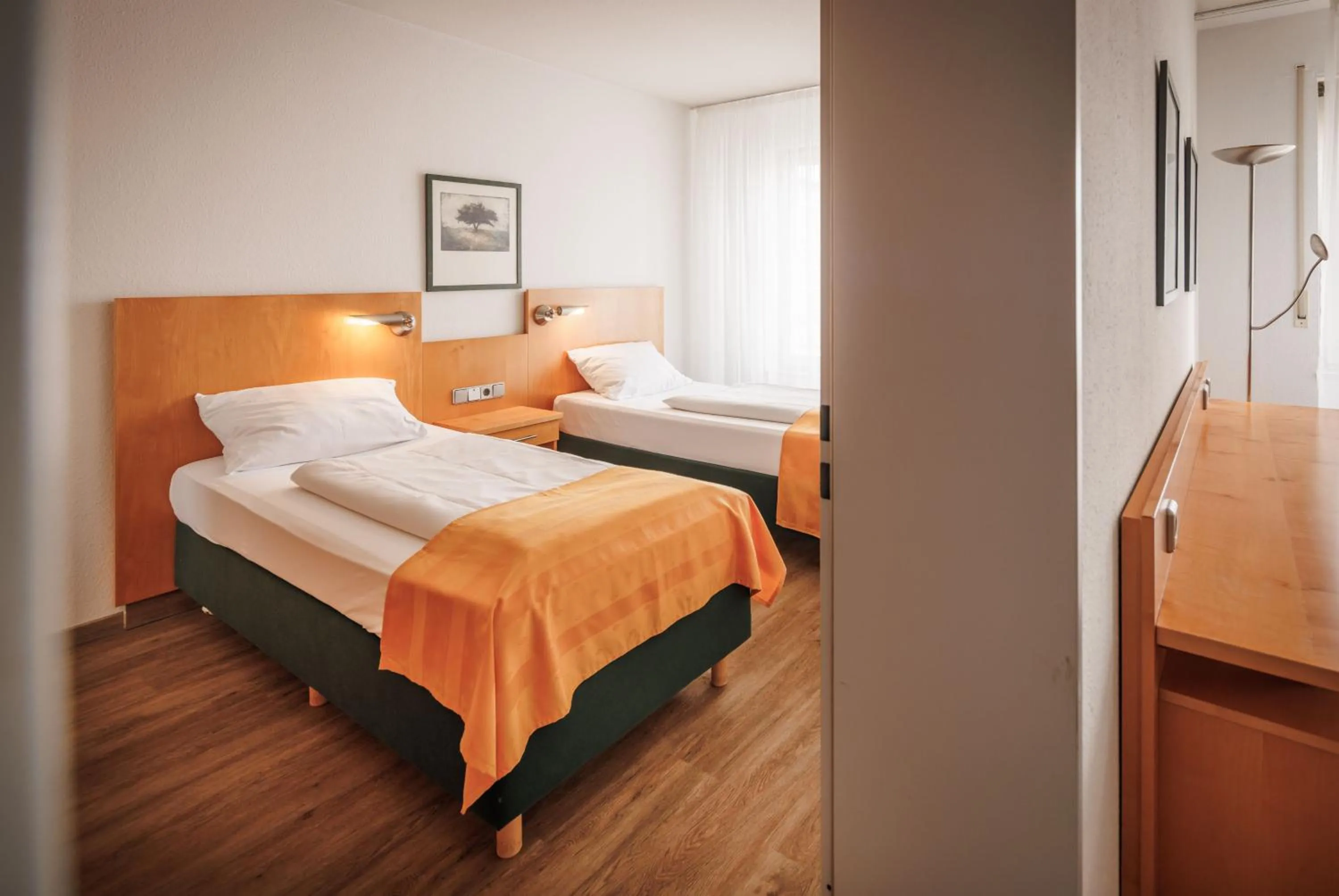 Bed in Ariva Boardinghouse Platanenhof