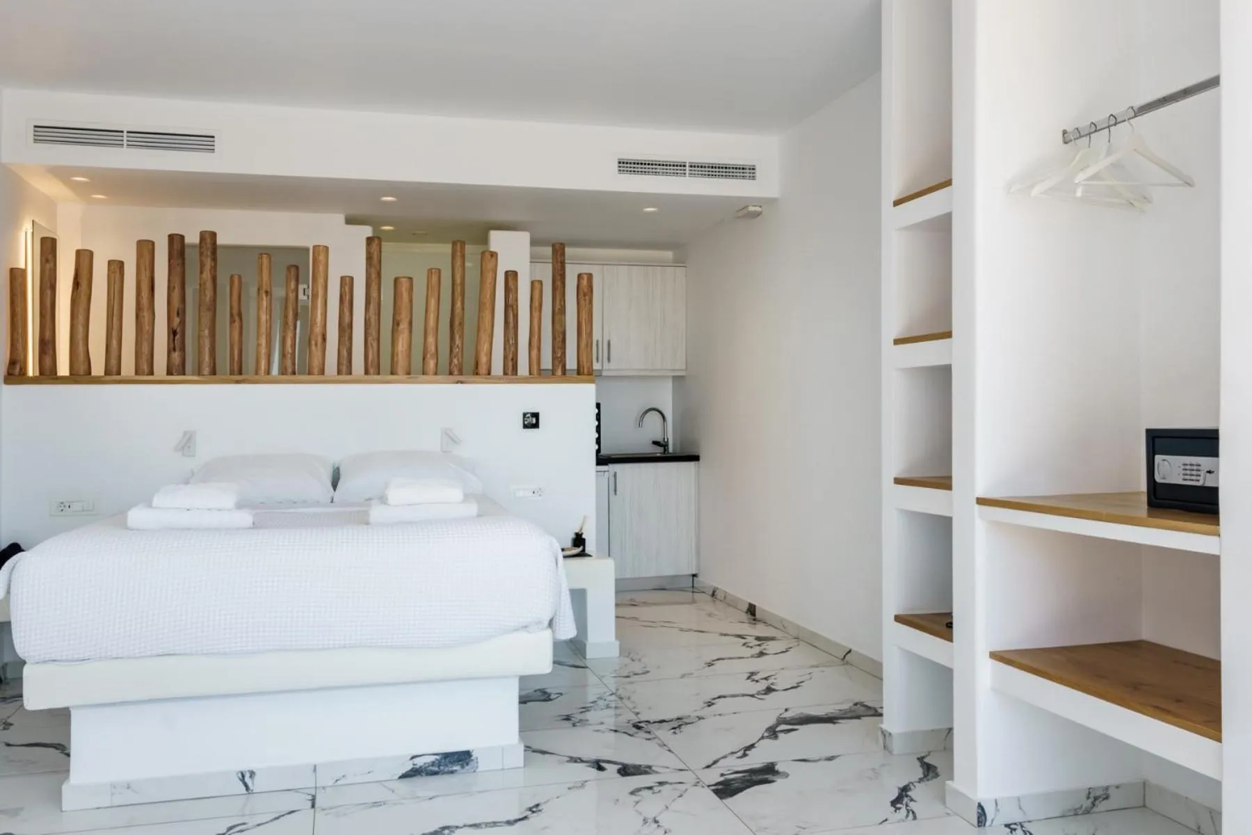 Bedroom in Bianco a Nero Mykonos