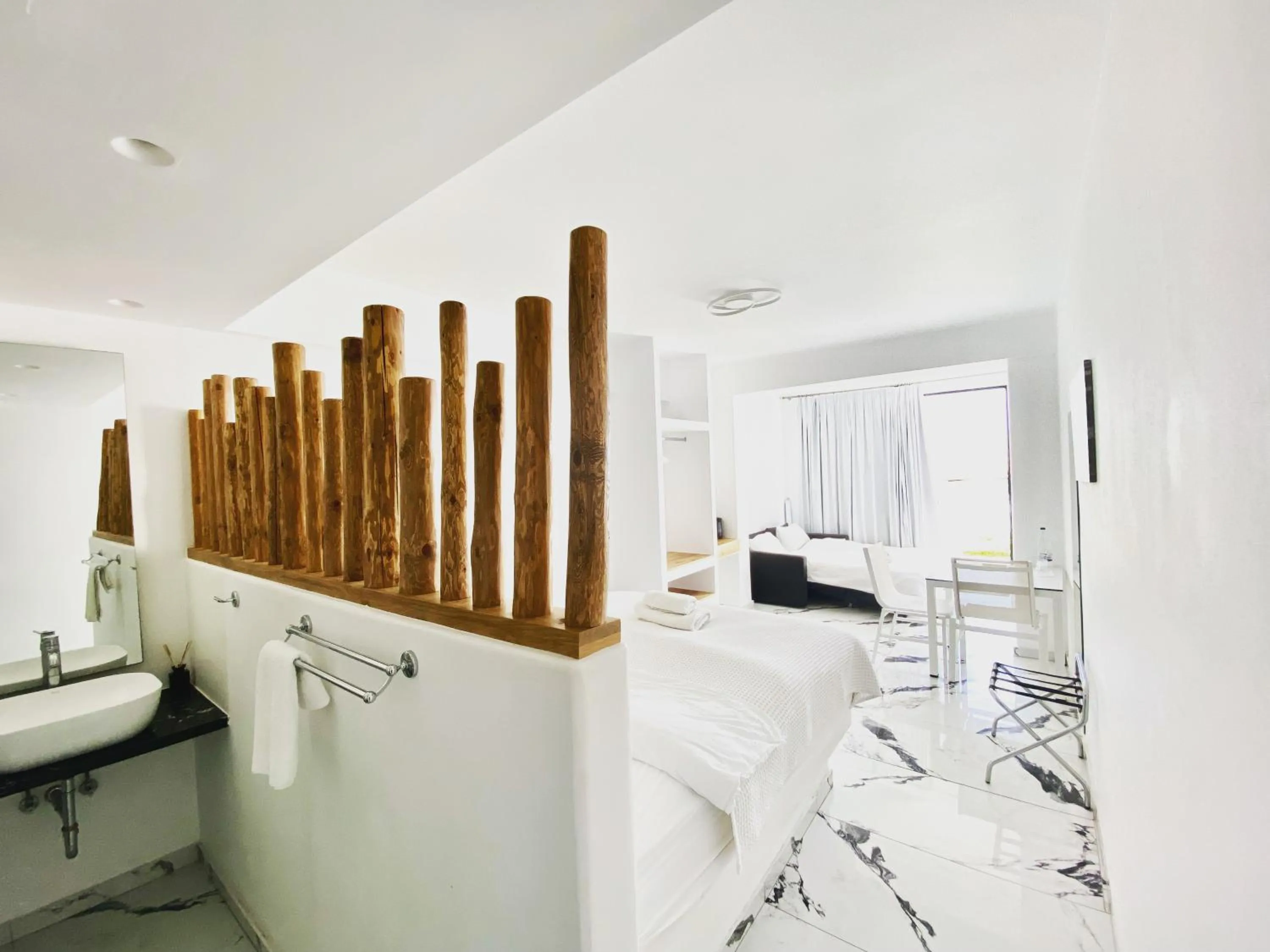 Bedroom in Bianco a Nero Mykonos