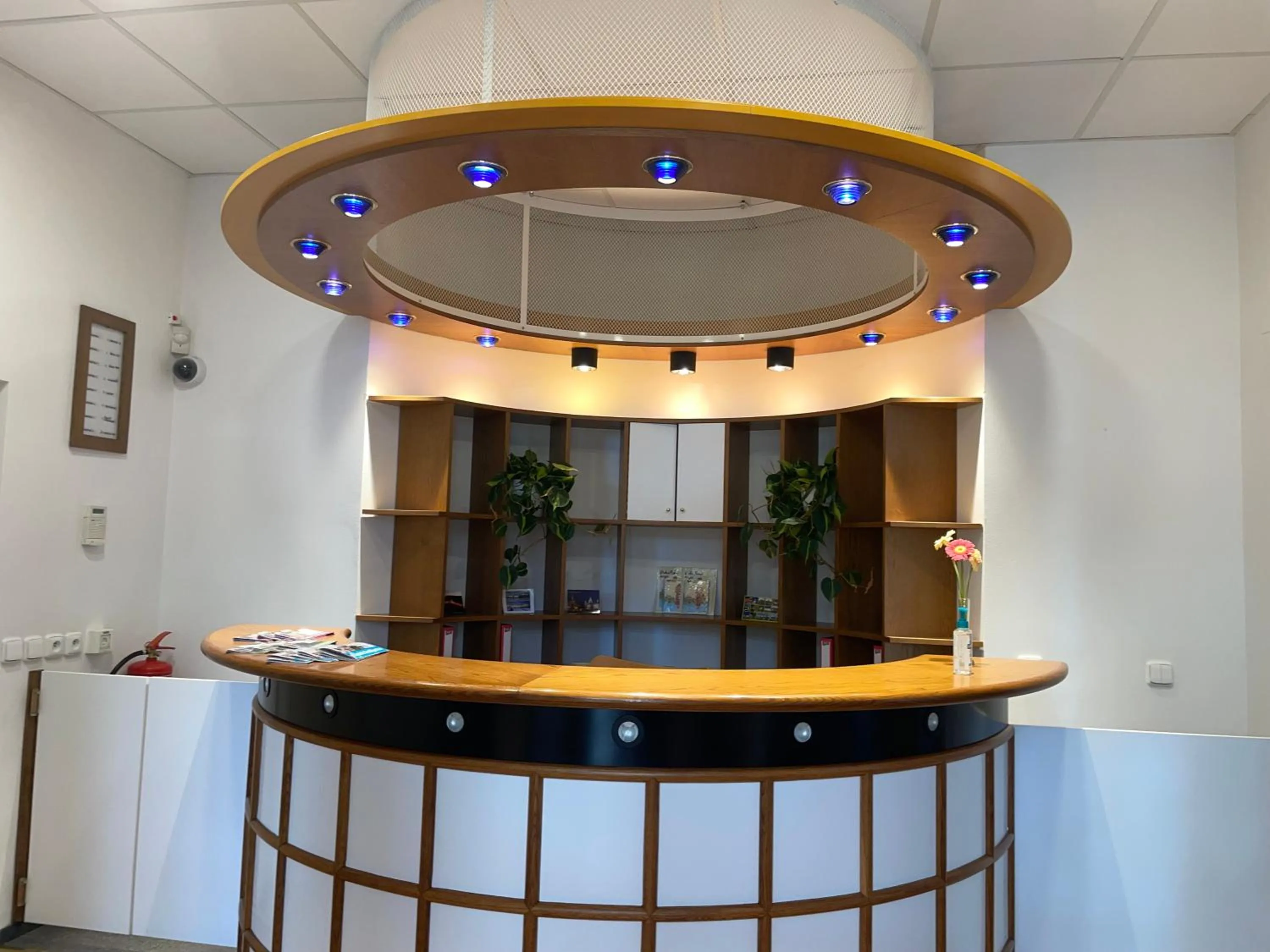 Lobby or reception in Hotel Laguna & restaurant