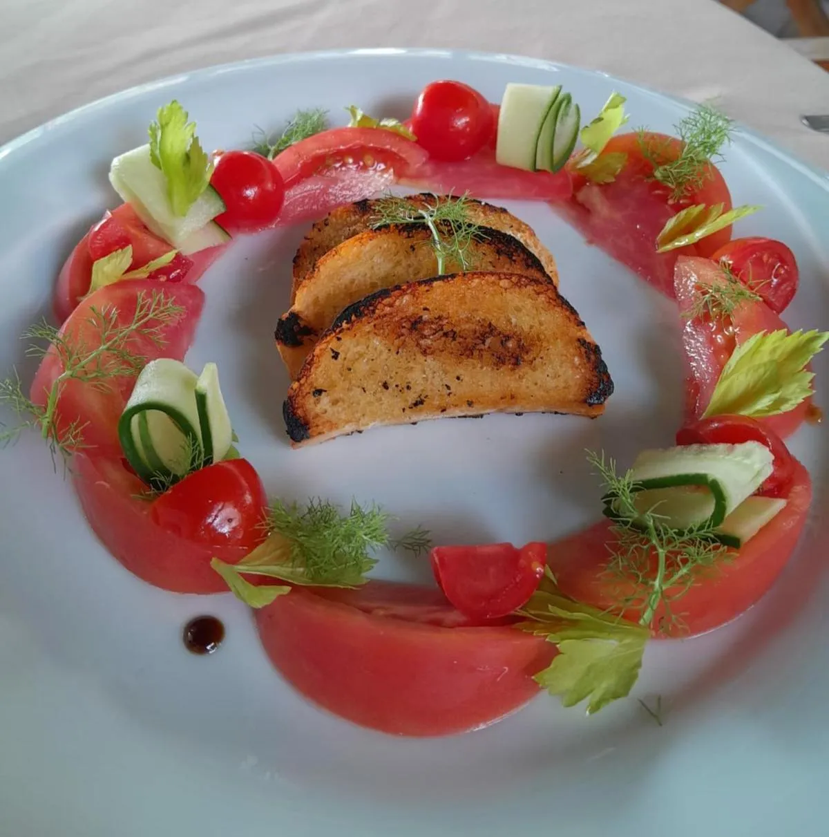 Continental breakfast in 6 Milje Hotel