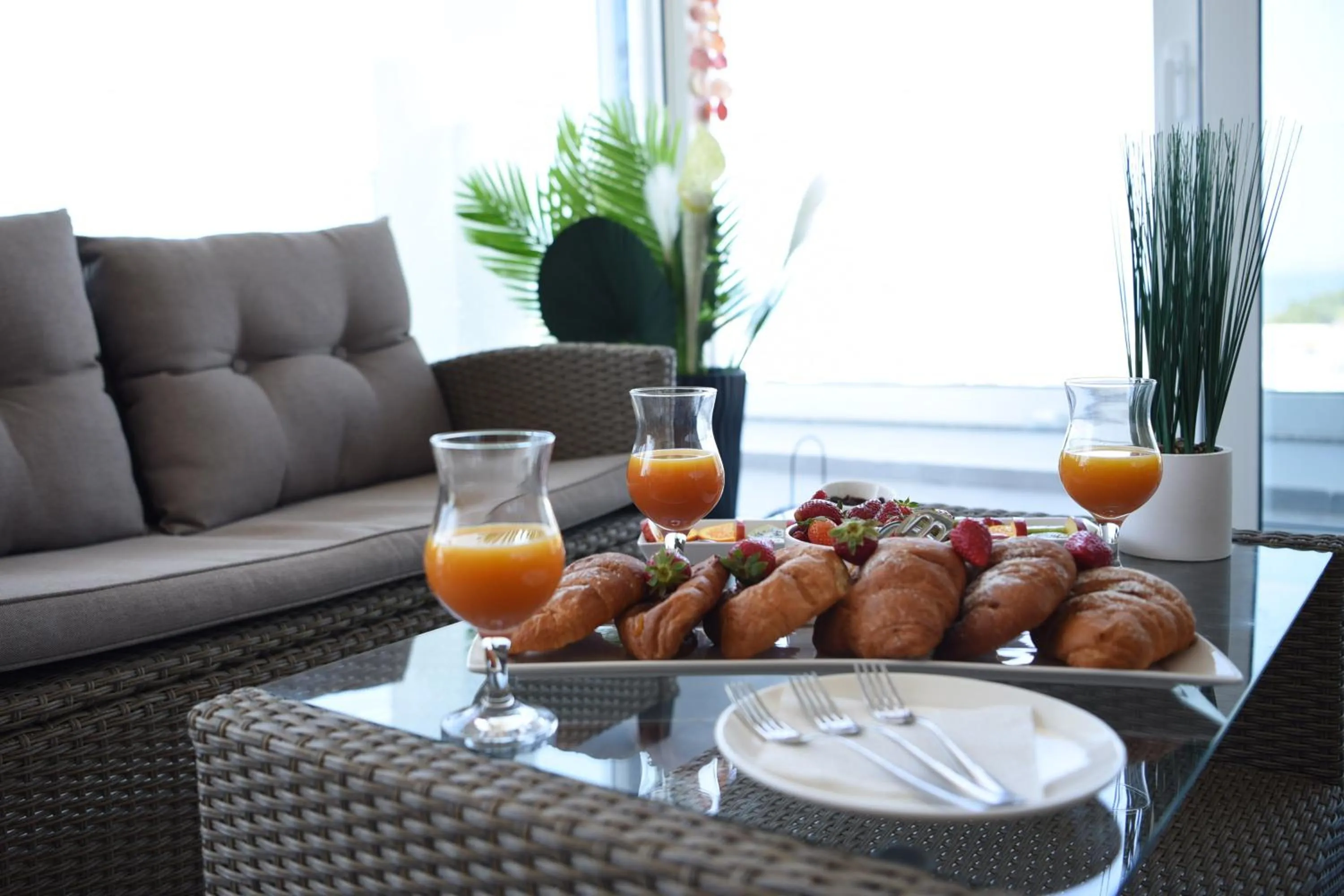 Living room in 6 Milje Hotel