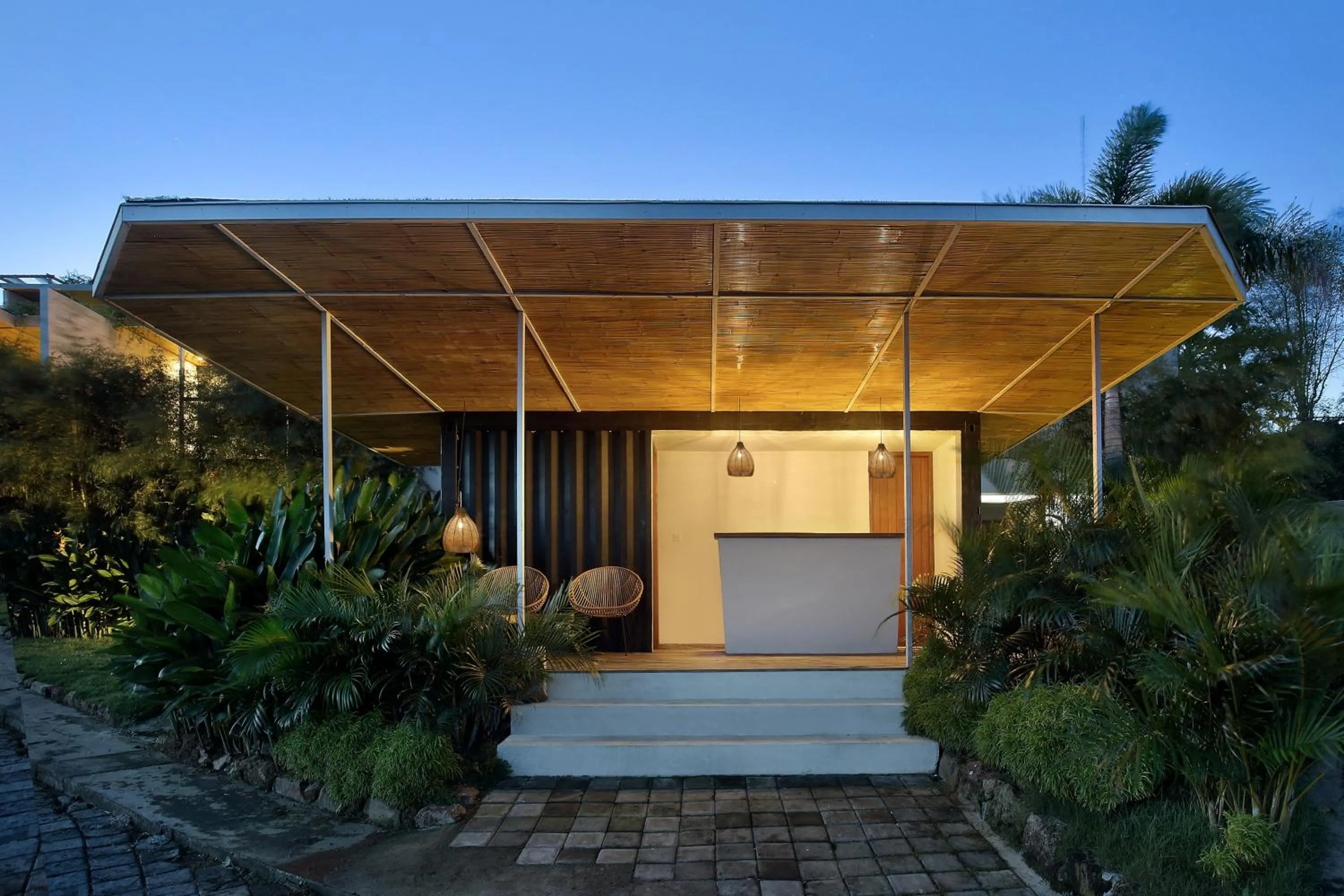 Lobby or reception in Telescope Villas Lombok