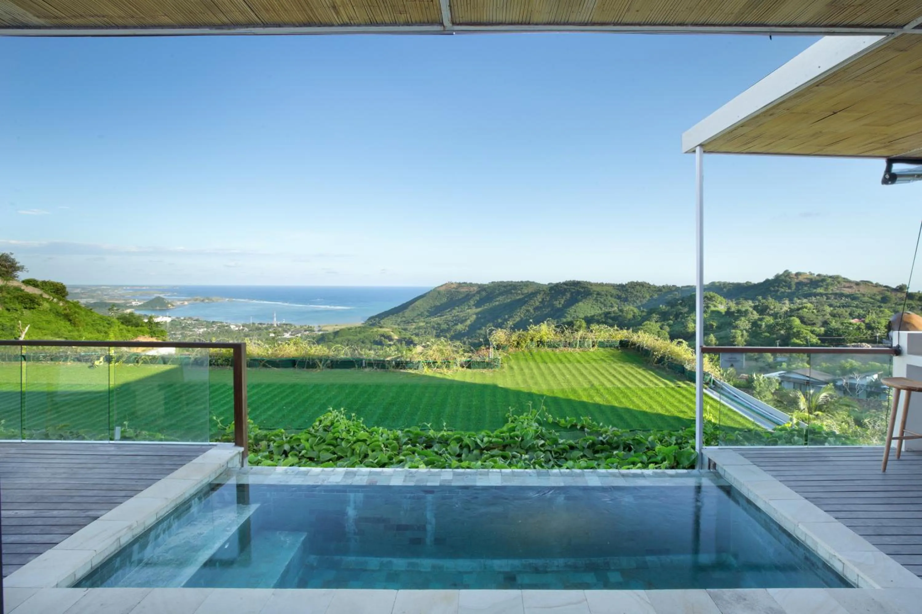 Pool view in Telescope Villas Lombok