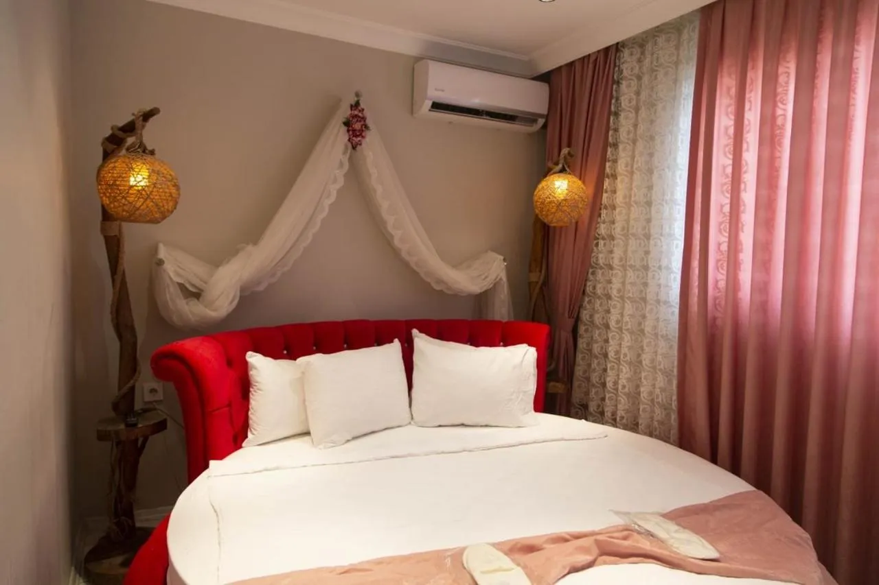 Bed in Şirinyer Elit Residance Apart Hotel